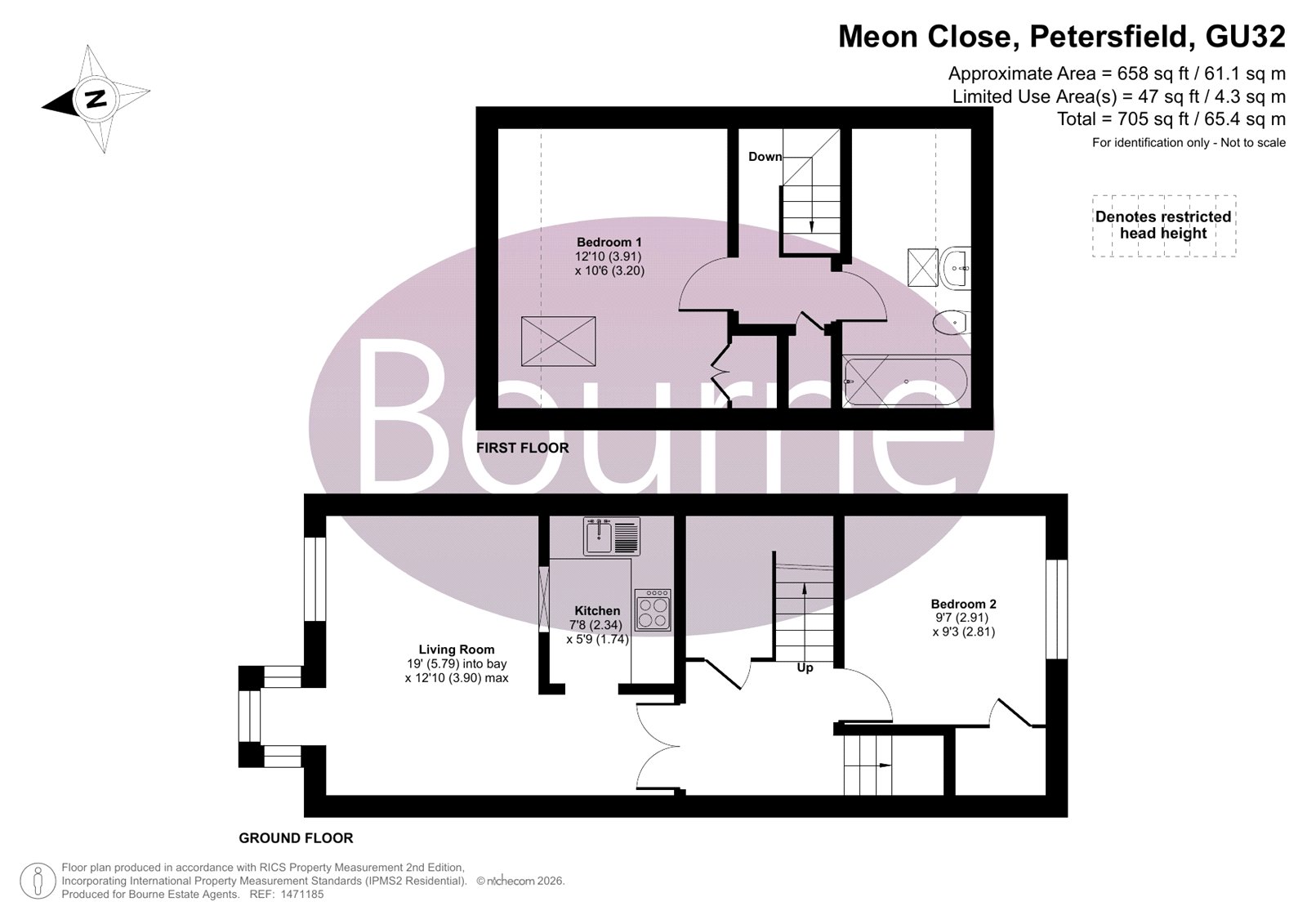 18, Meon Close, Petersfield floorplan