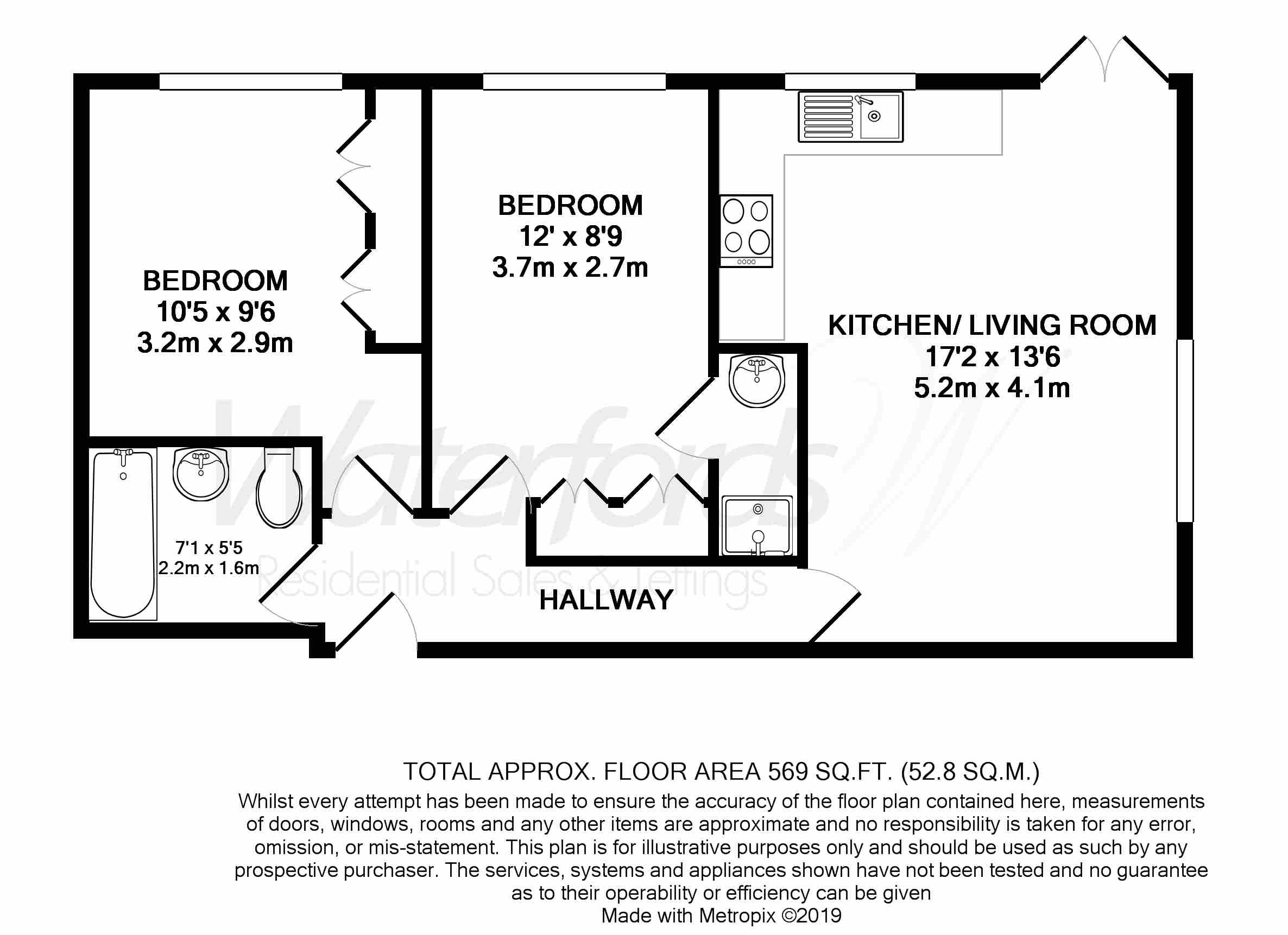 2 Bedrooms Flat for sale in Robin Hill House, Monteagle Lane, Yateley, Hampshire GU46