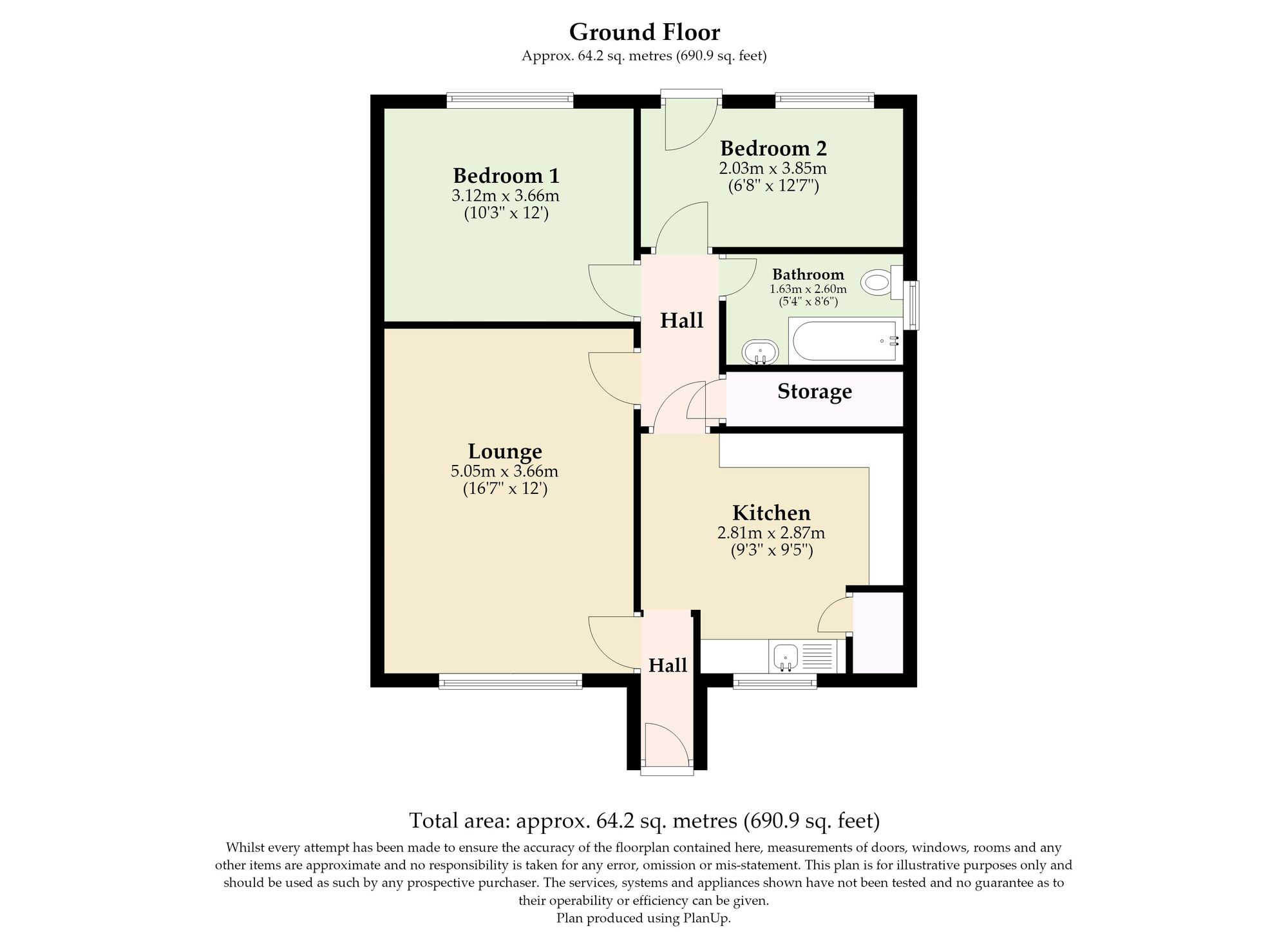 22 Warren Place, Dereham floorplan