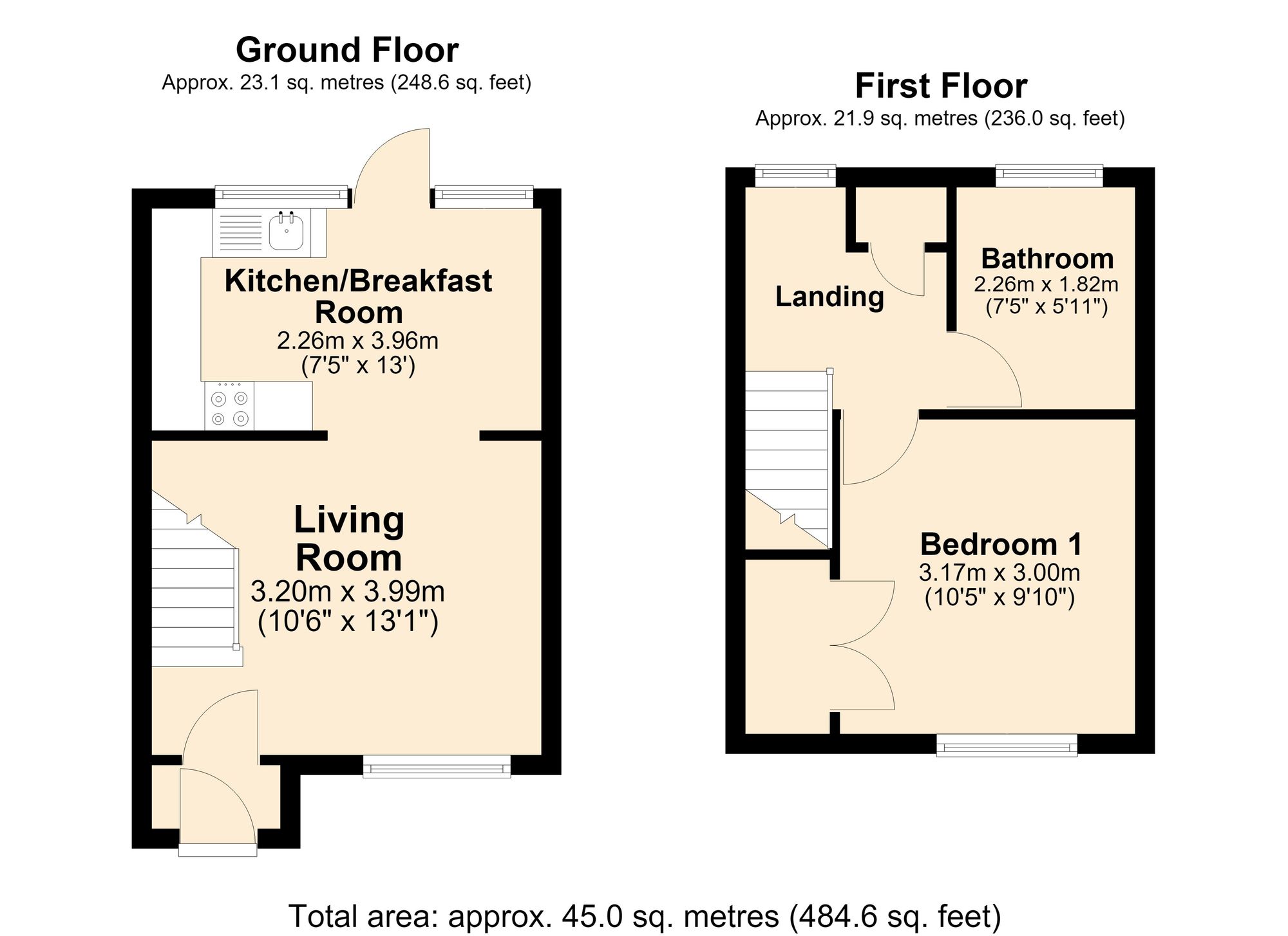 22 Squires Gate, Peterborough floorplan