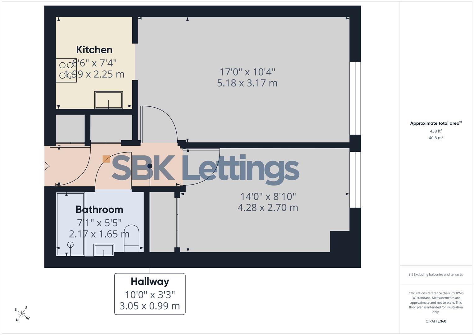 Coten End, Warwick floorplan