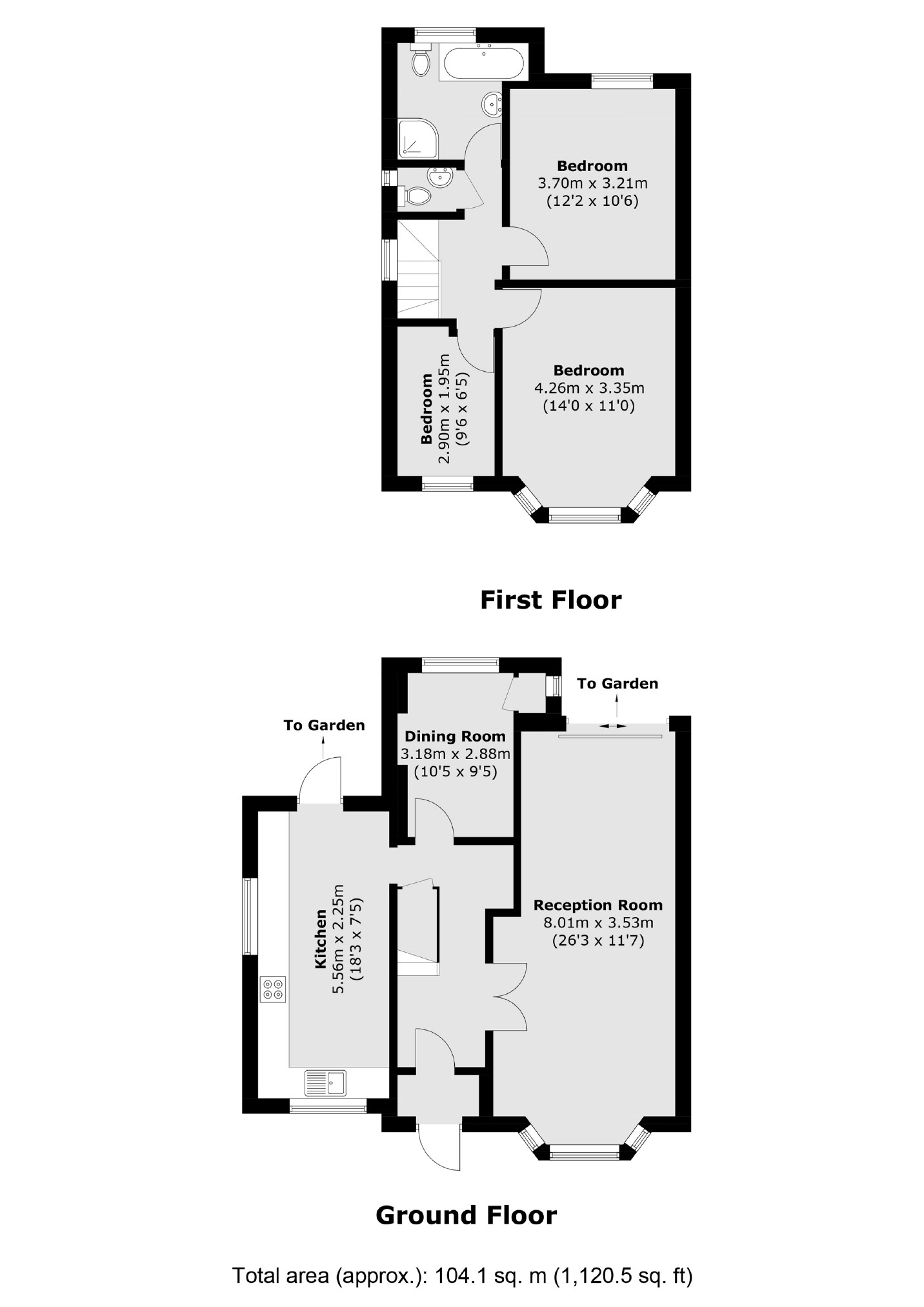 134, Milborough Crescent, London floorplan