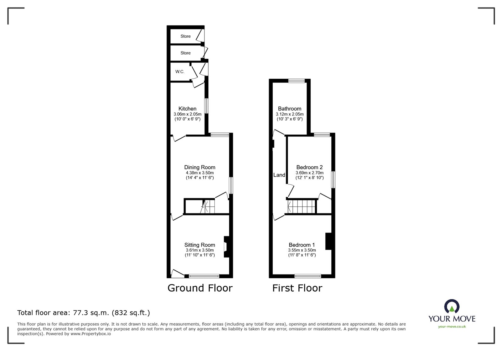 14, Baddeley Street, Stoke-on-Trent floorplan