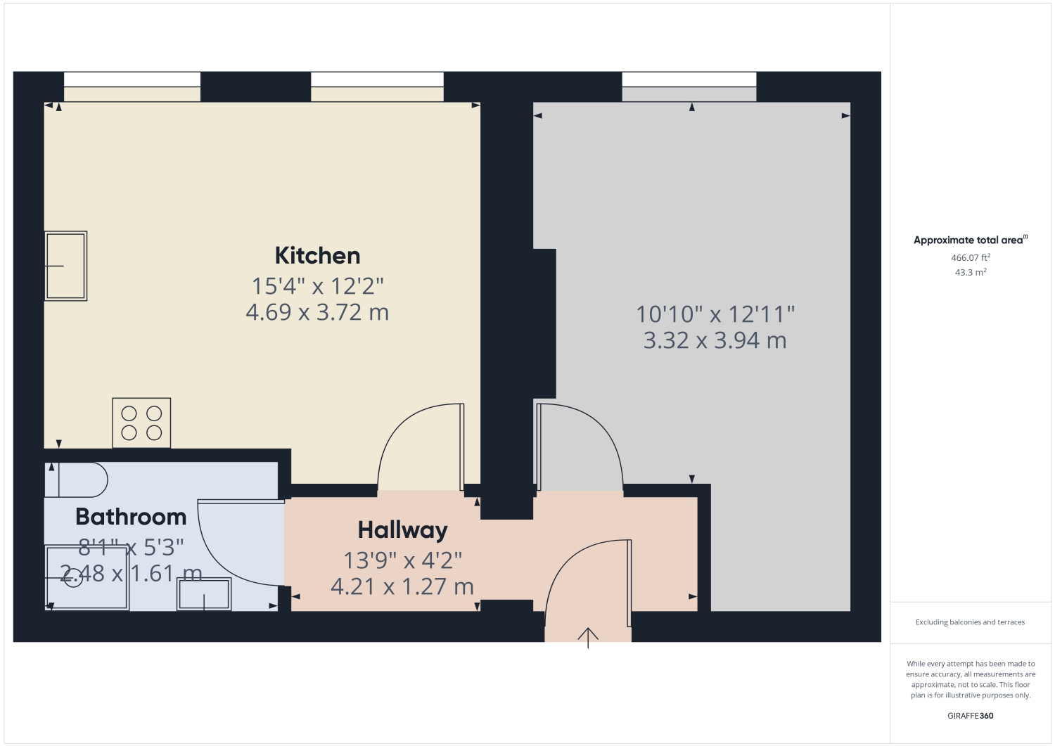 5, Moffat House 66 High Street, Tewkesbury floorplan