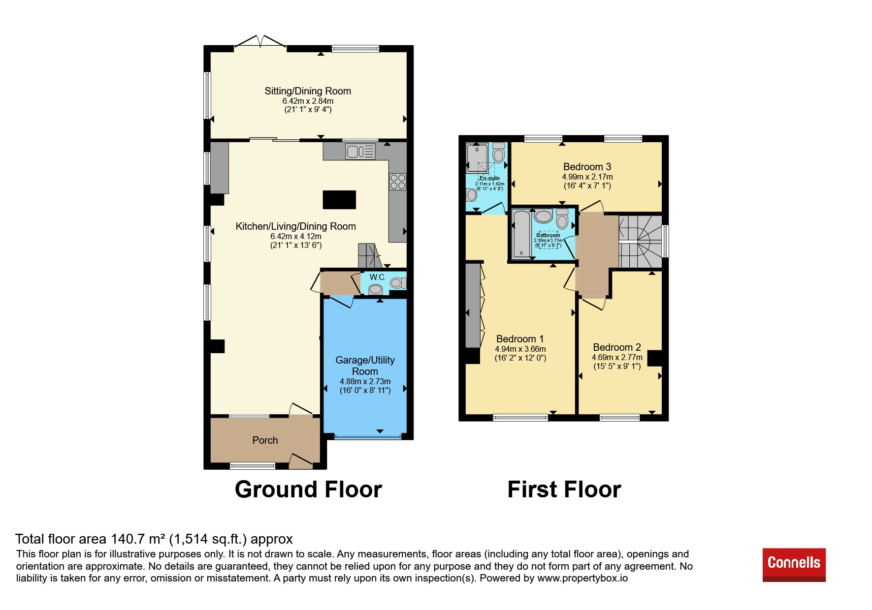 6a, Calluna Drive, Crawley floorplan