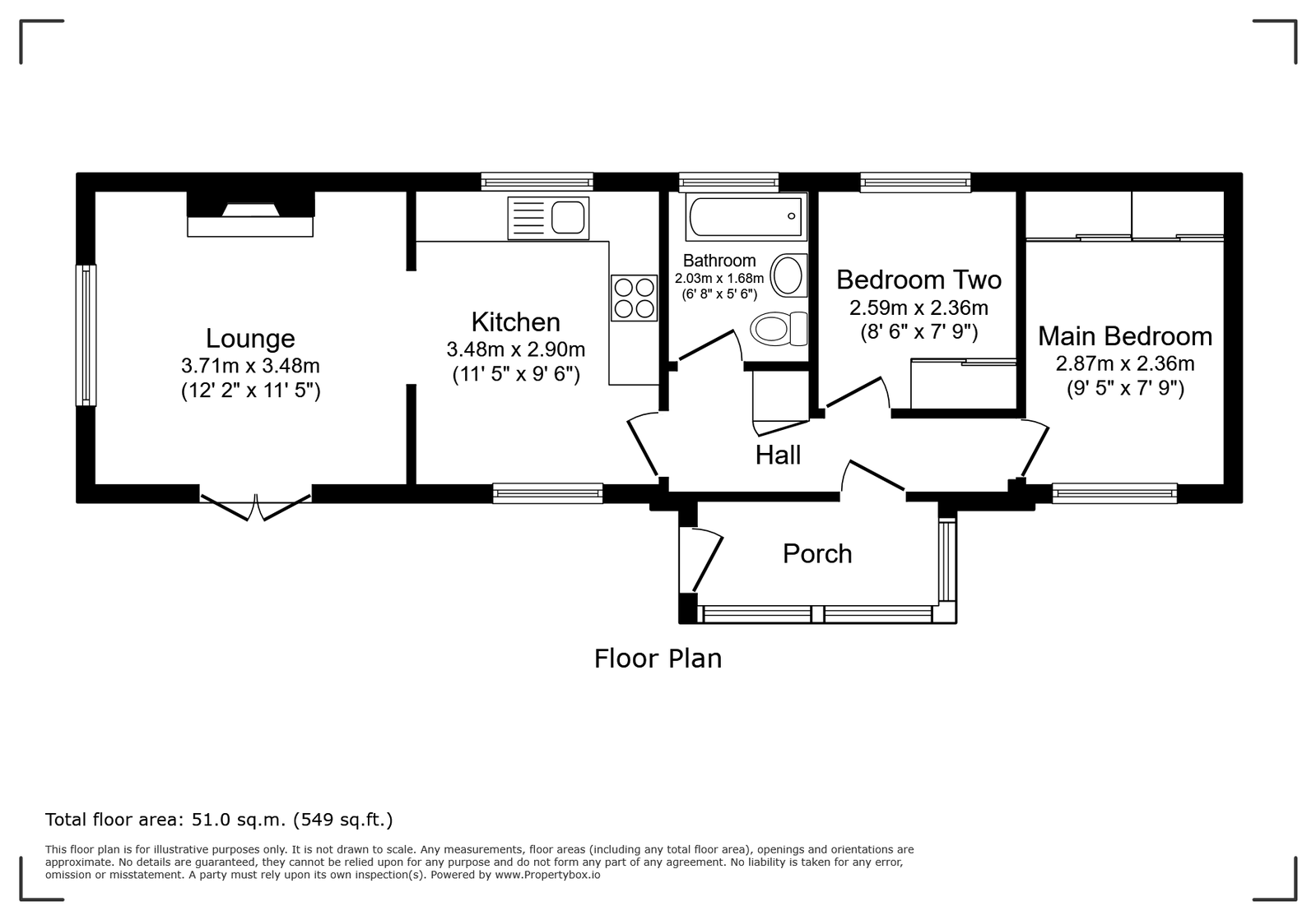 45, Fairholme Park, Newark floorplan