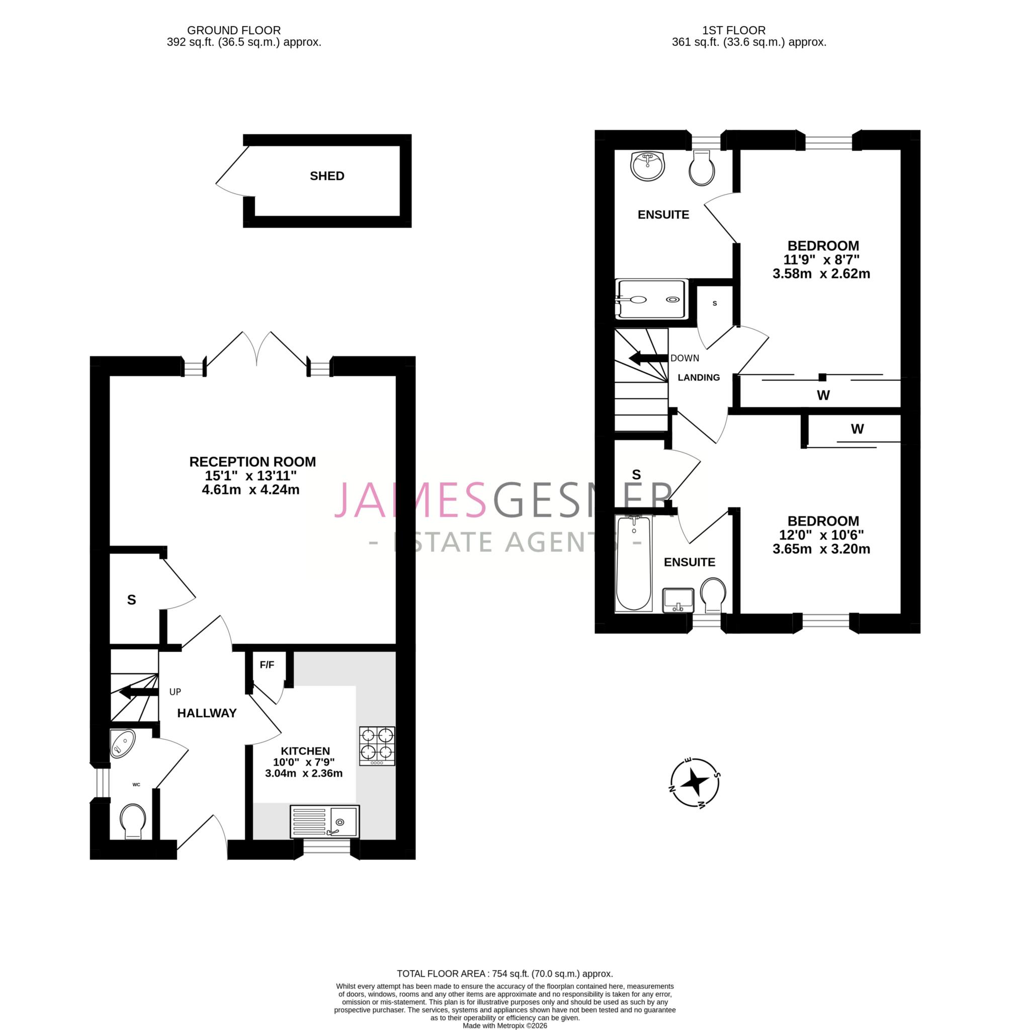 3, Dudcote Field, Didcot floorplan