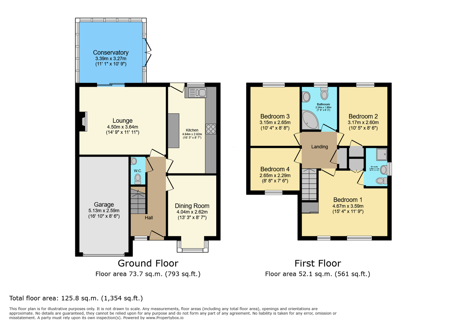 16, Hall Farm Close, York floorplan