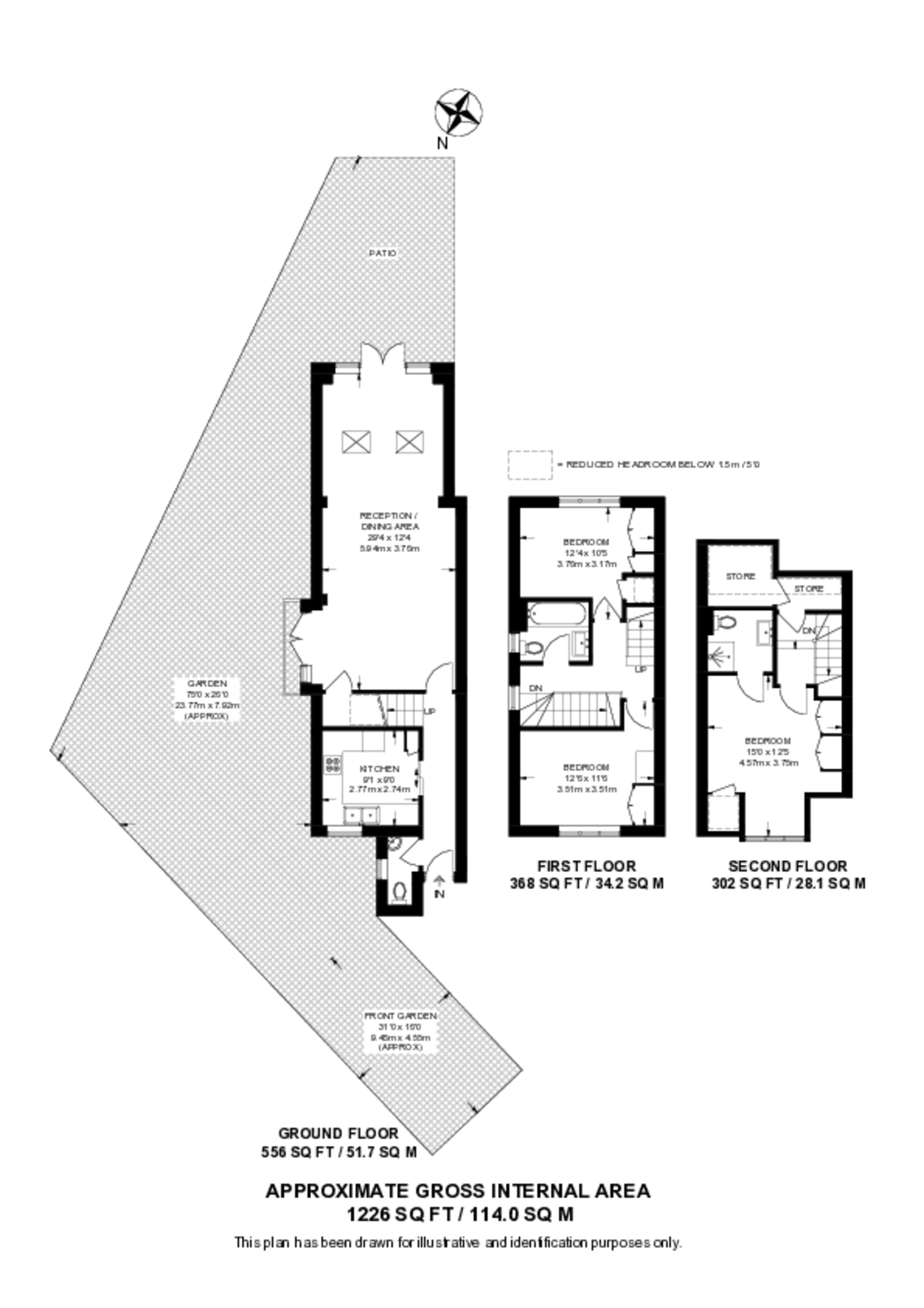Heton Gardens, Hendon floorplan