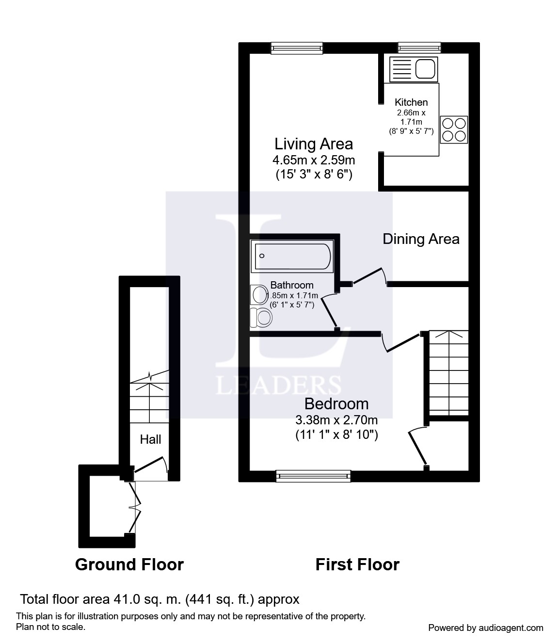1 Bedrooms Flat to rent in Colwell Gardens, Haywards Heath RH16