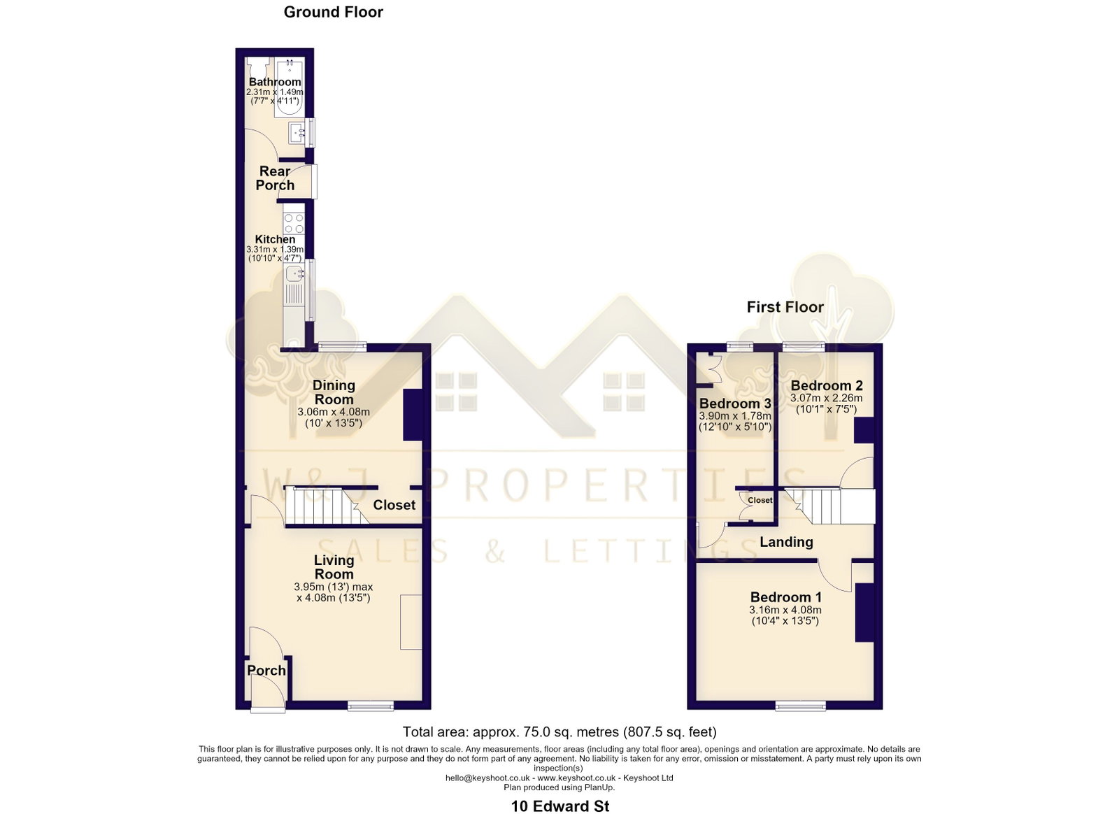 Edward Street, Blackburn floorplan