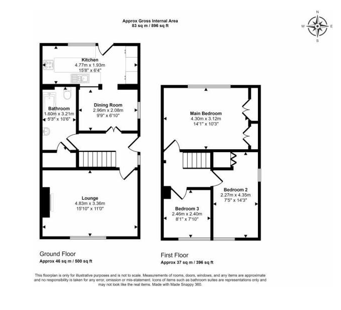 115, Denman Drive, Ashford floorplan