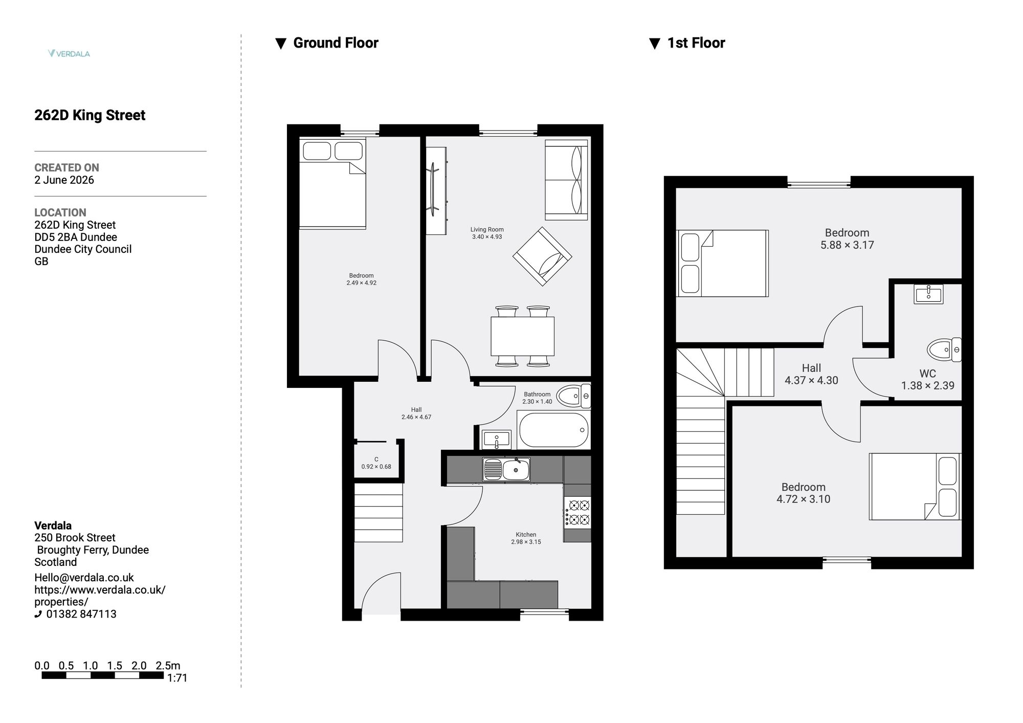 262d King Street, Dundee floorplan