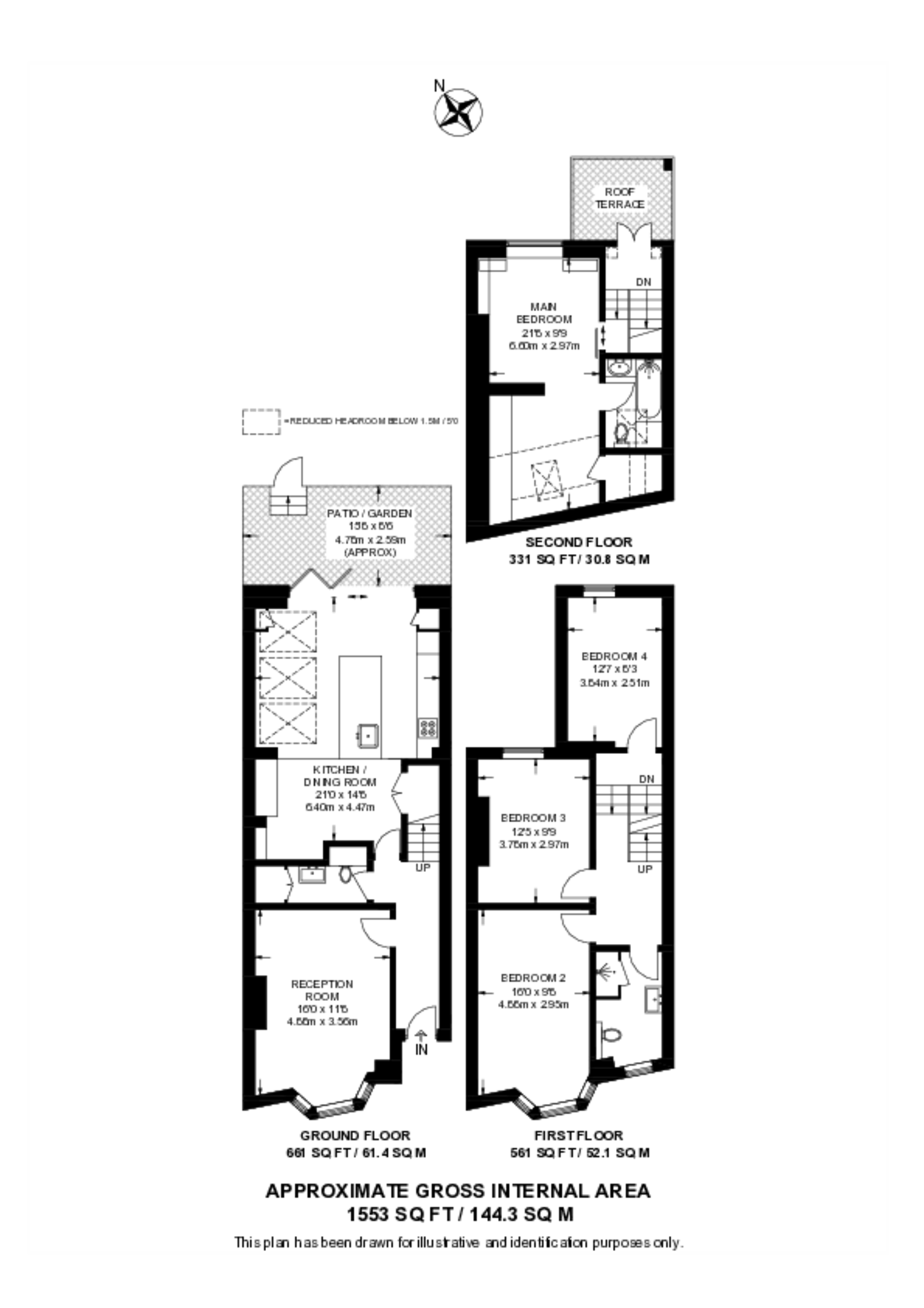 Cassidy Road, Fulham floorplan
