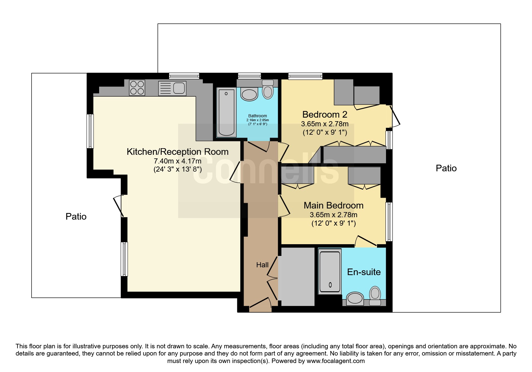 Flat 41, Hallington Court, 6, Brannigan Way, Edgware floorplan