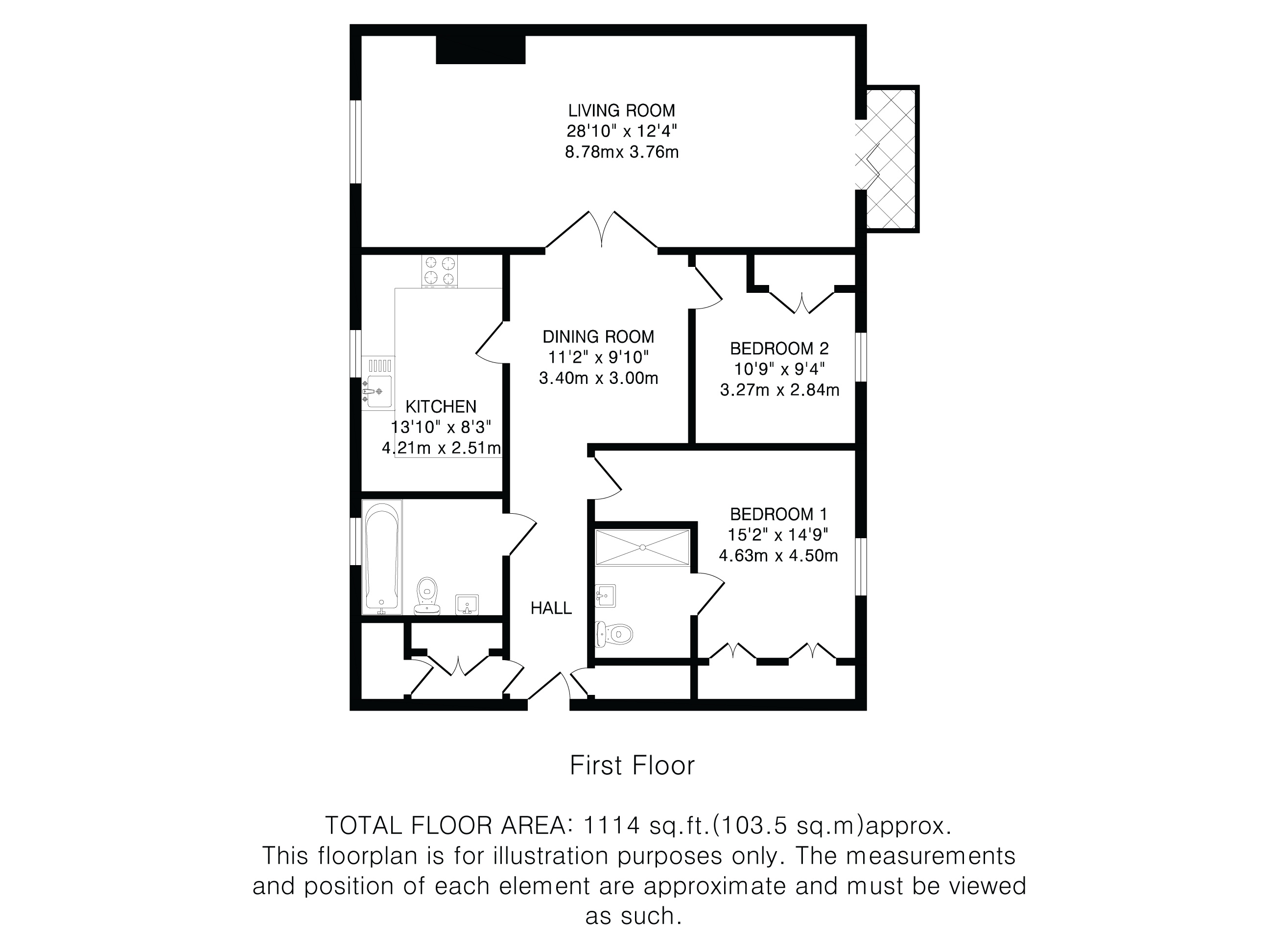 Birch Place, Kings Road, Berkhamsted floorplan