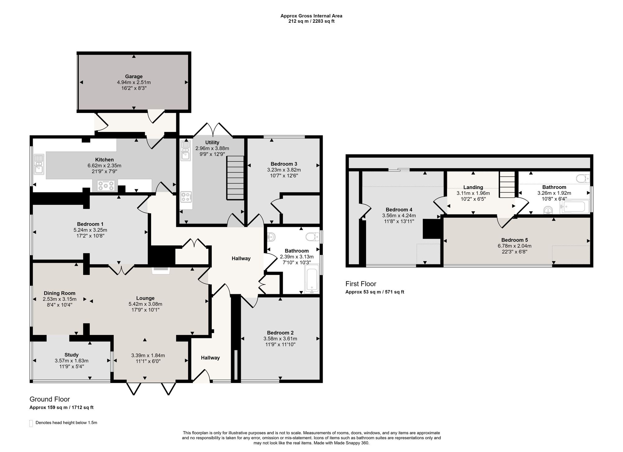 4 Western Avenue, Liskeard floorplan