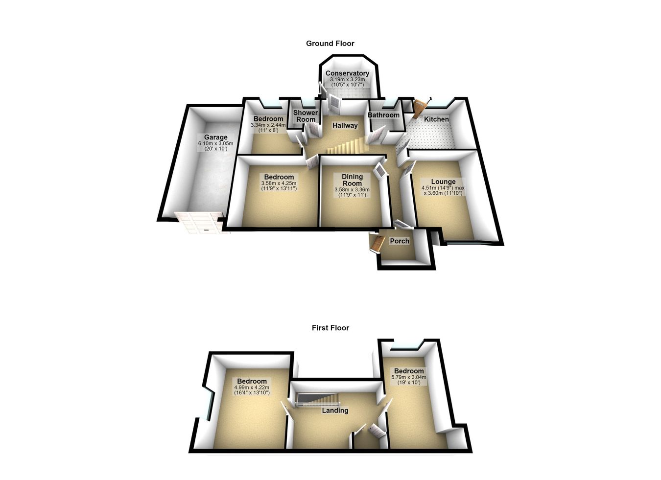 32, Roslyn Avenue, Huddersfield floorplan