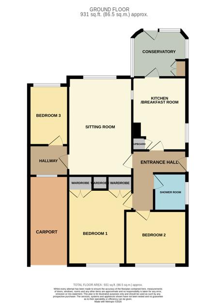 Crompton Road, Lowestoft floorplan