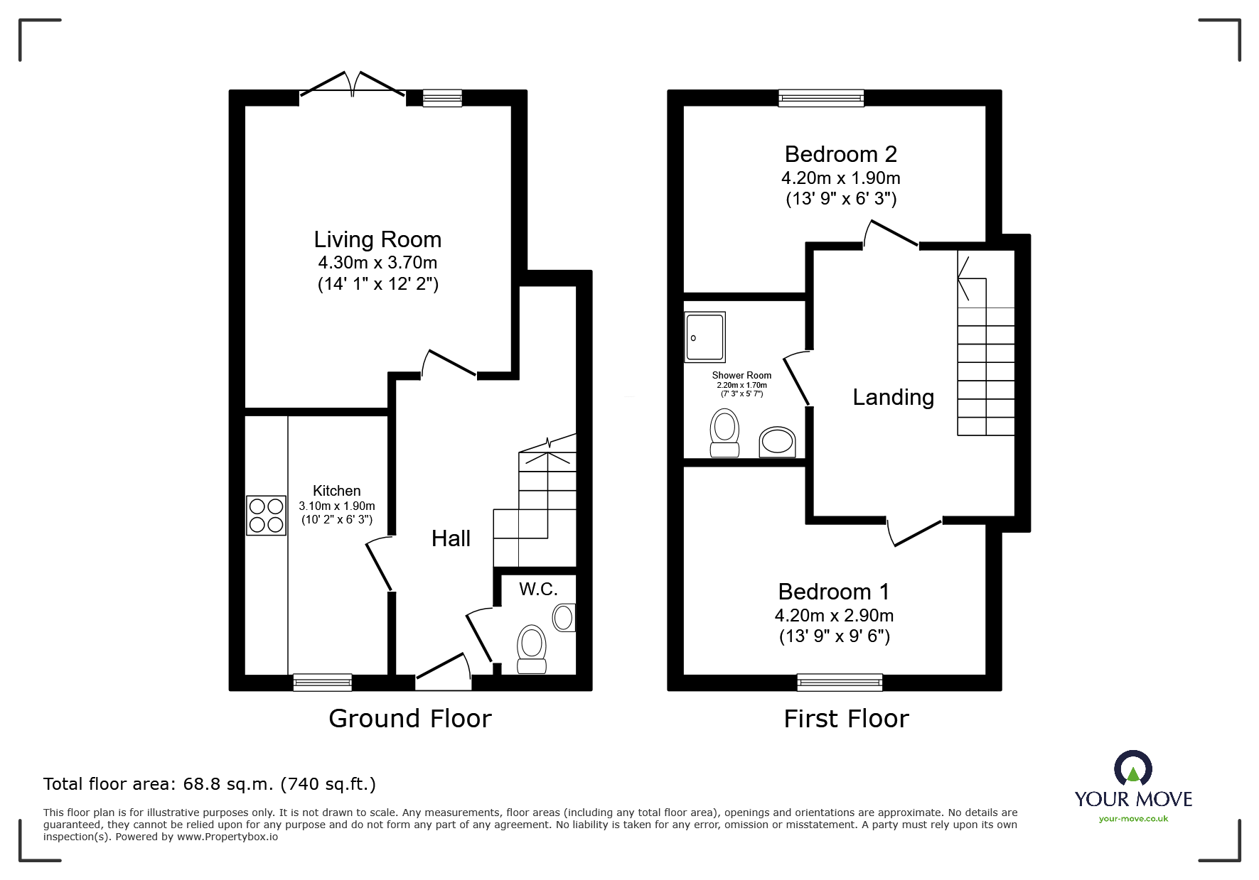 6, Villier Drive, Leicester floorplan