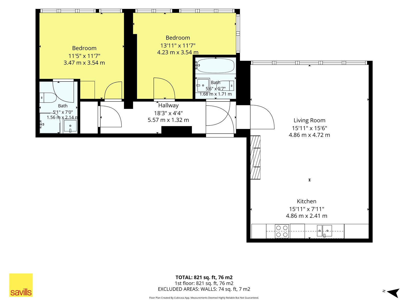 Apartment 1, 2, Lawrence Road, Greater Manchester floorplan