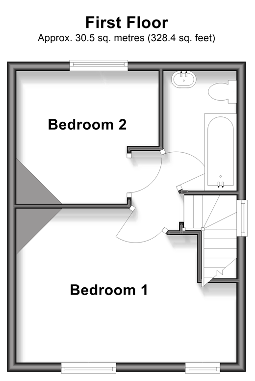 Highfield Road, Newport floorplan