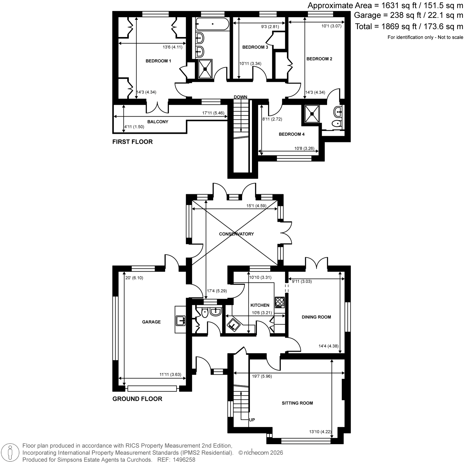 8, Amberley Close, Send floorplan