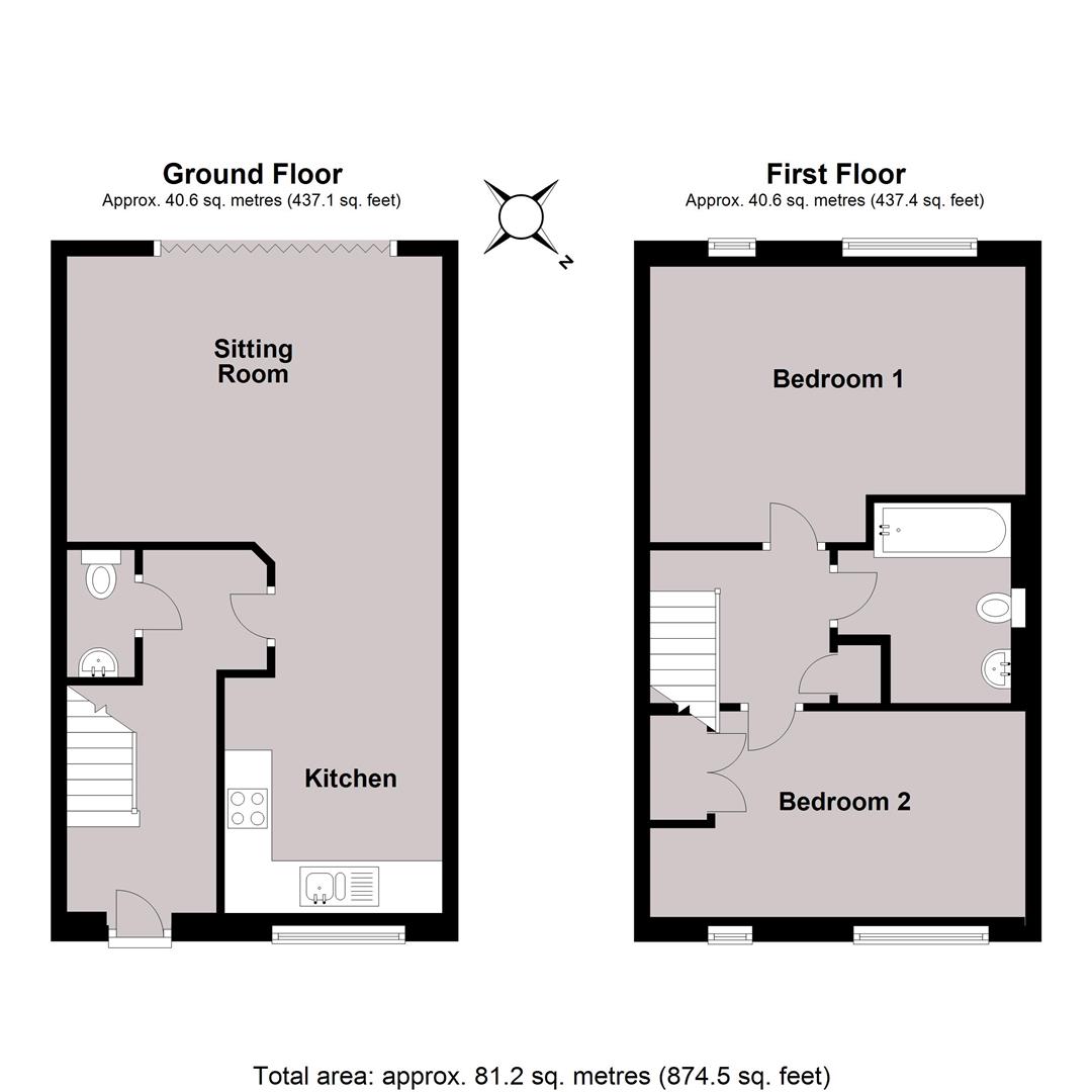 2 Bedrooms Terraced house to rent in Millstrood Road, Whitstable CT5