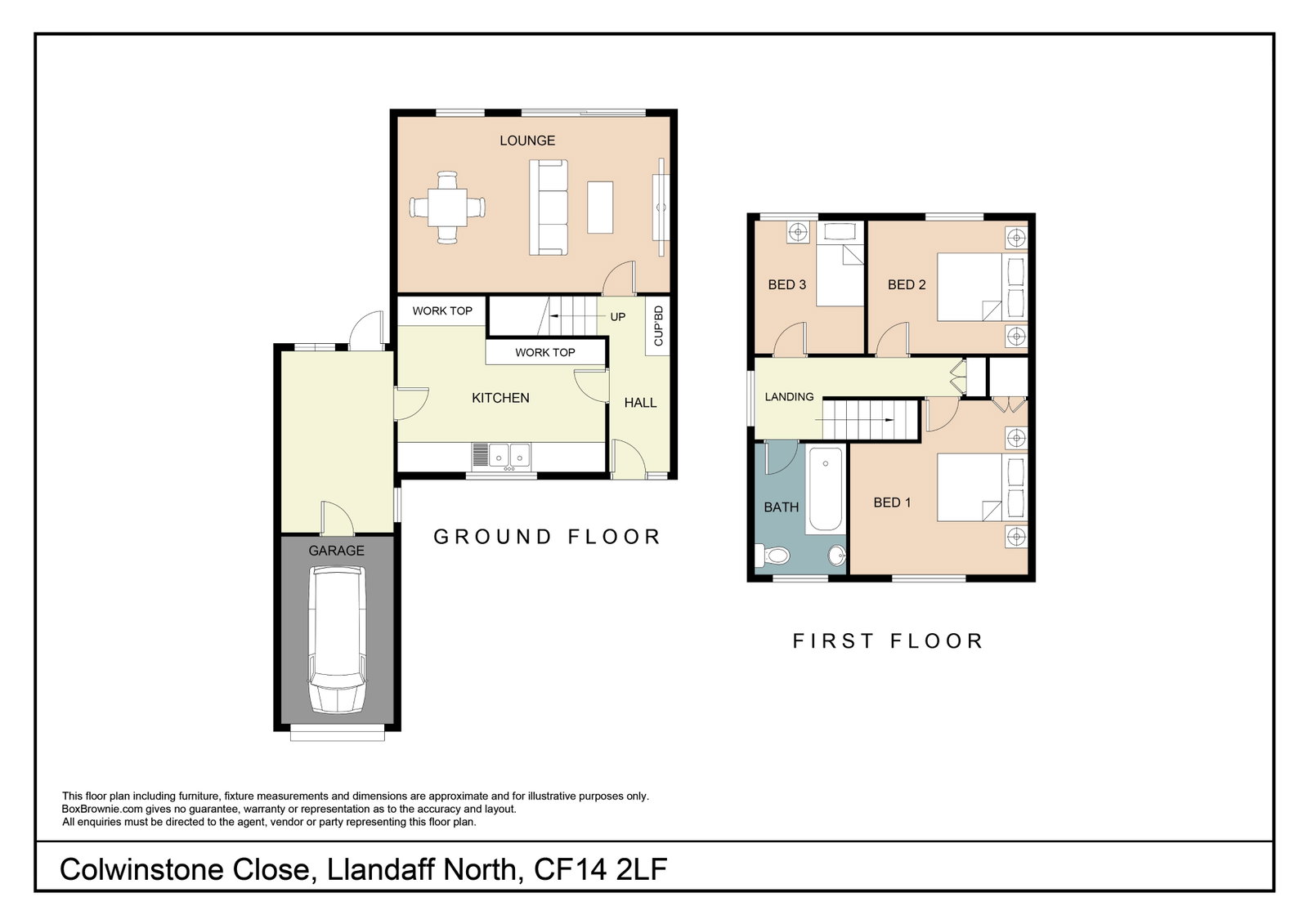 25, Colwinstone Close, Cardiff floorplan