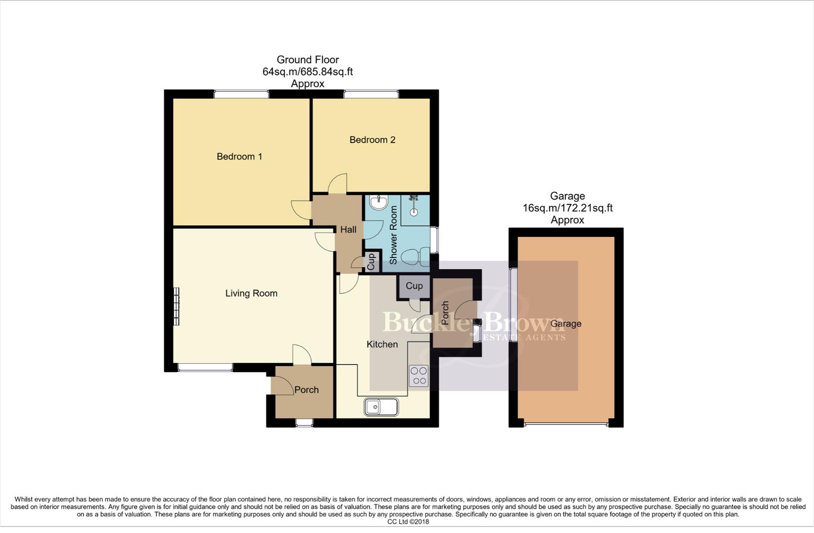 8, Belmont Close, Nottingham floorplan