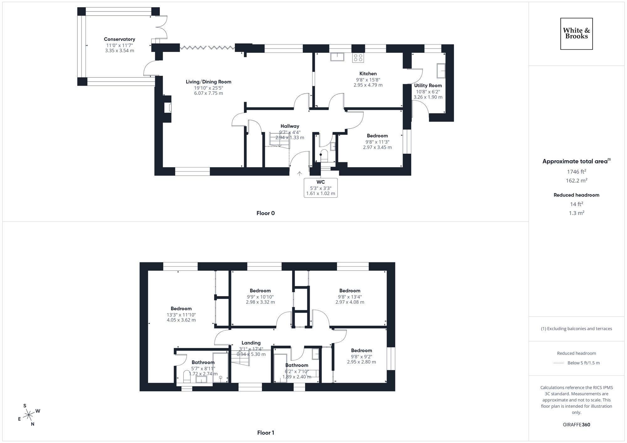 6 Hunters Way, Chichester floorplan