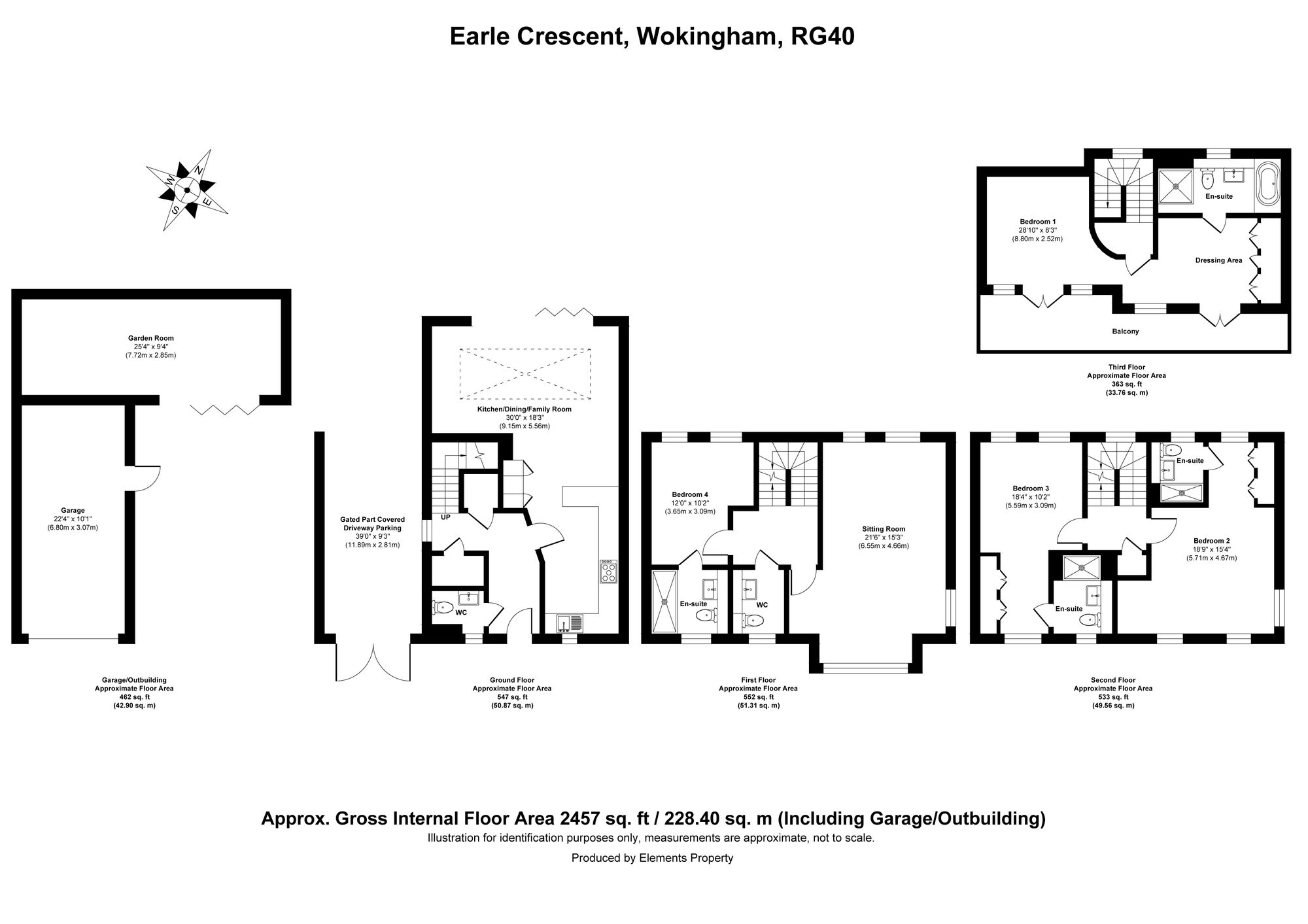 33 Earle Crescent, Wokingham floorplan