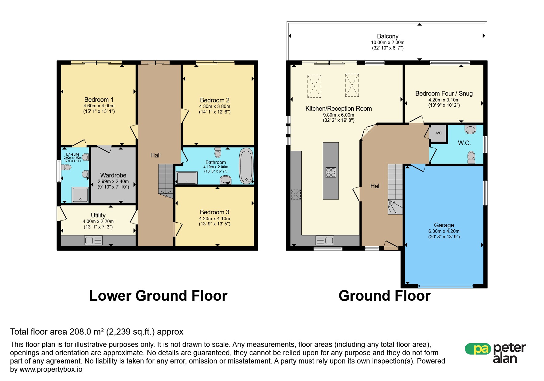 9, Mountain View, Ebbw Vale floorplan