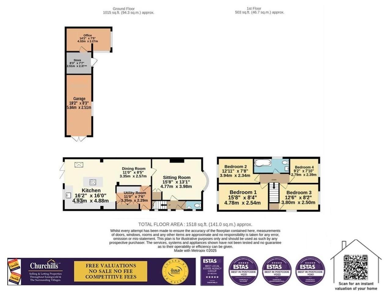 8, Maple Croft, York floorplan