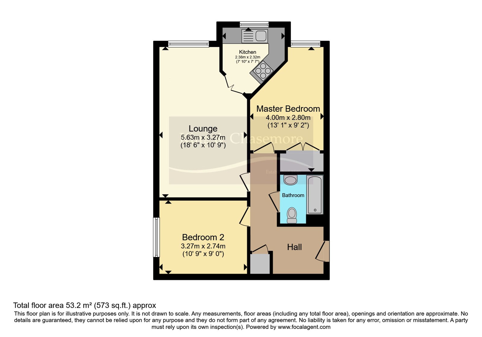 Flat 20, Amber Court 100-106,, Holland Road, East Sussex floorplan