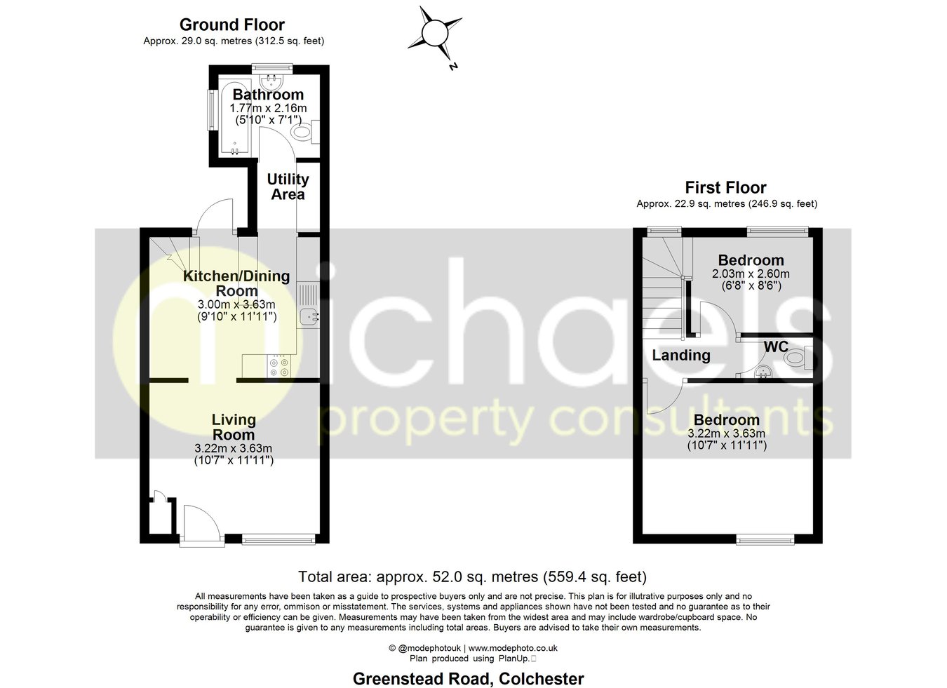 21, Greenstead Road, Colchester floorplan