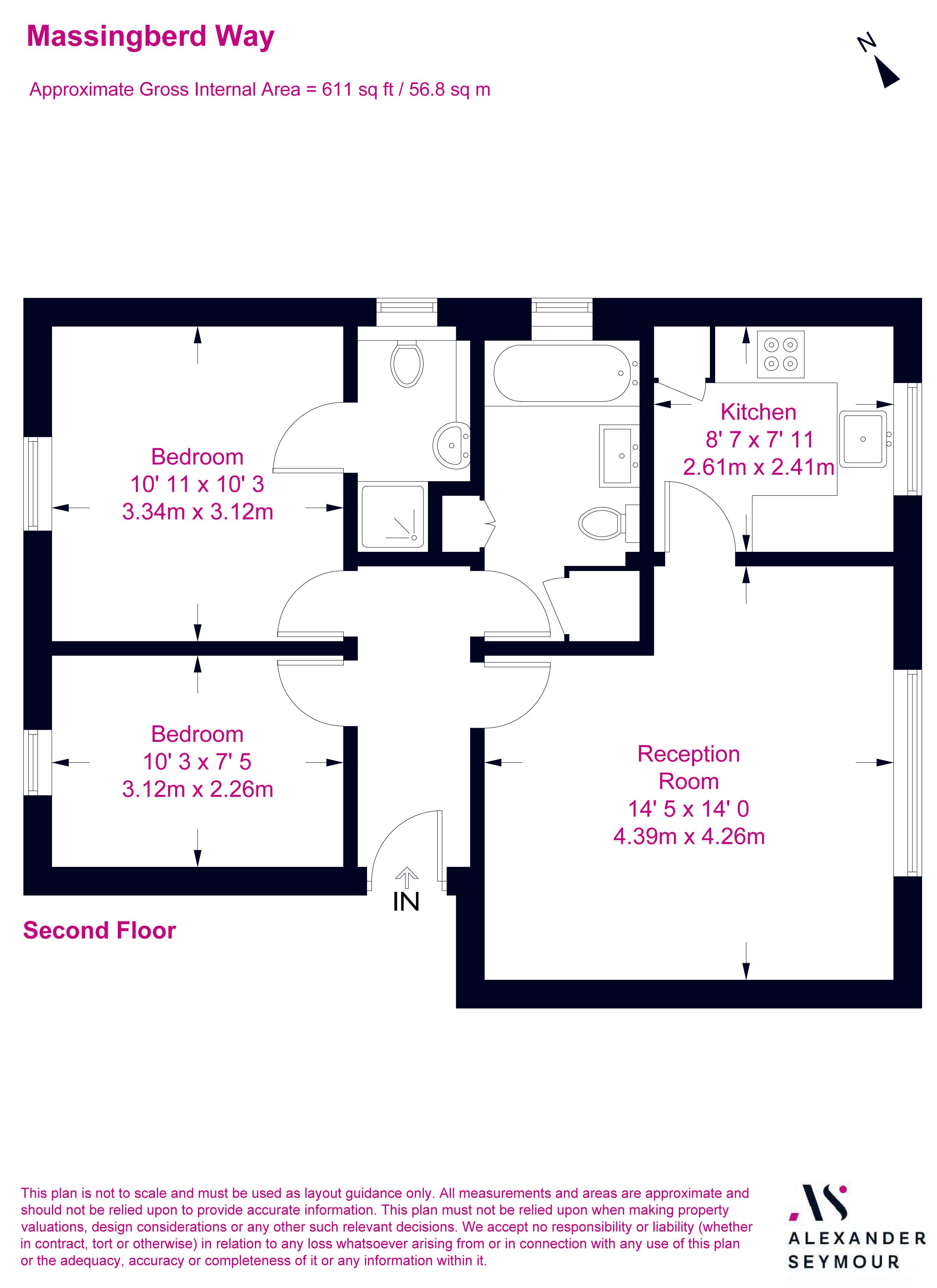 Massingberd Way, Heritage Park floorplan
