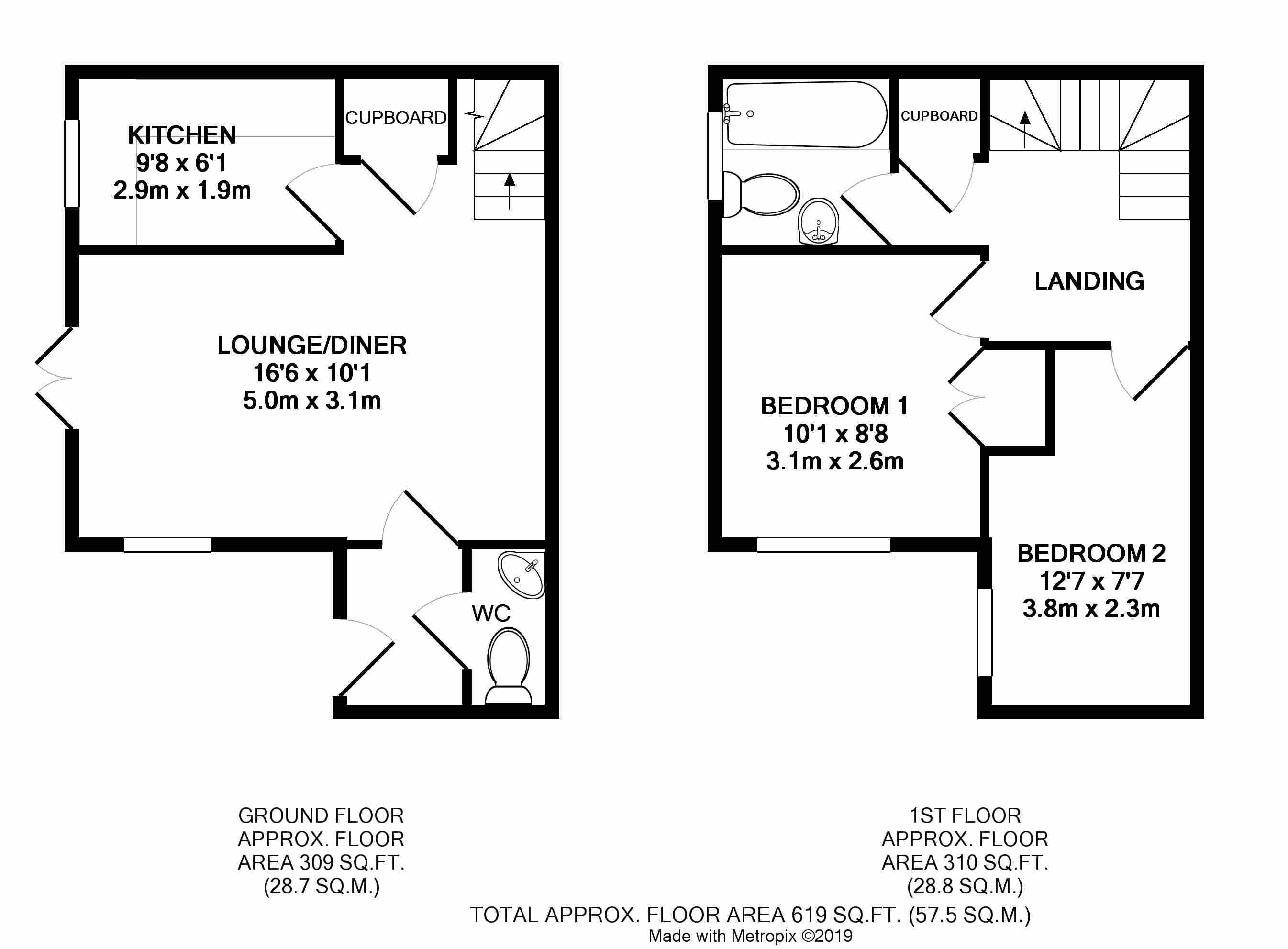 2 Bedrooms End terrace house for sale in Watersmead Drive, Littlehampton BN17