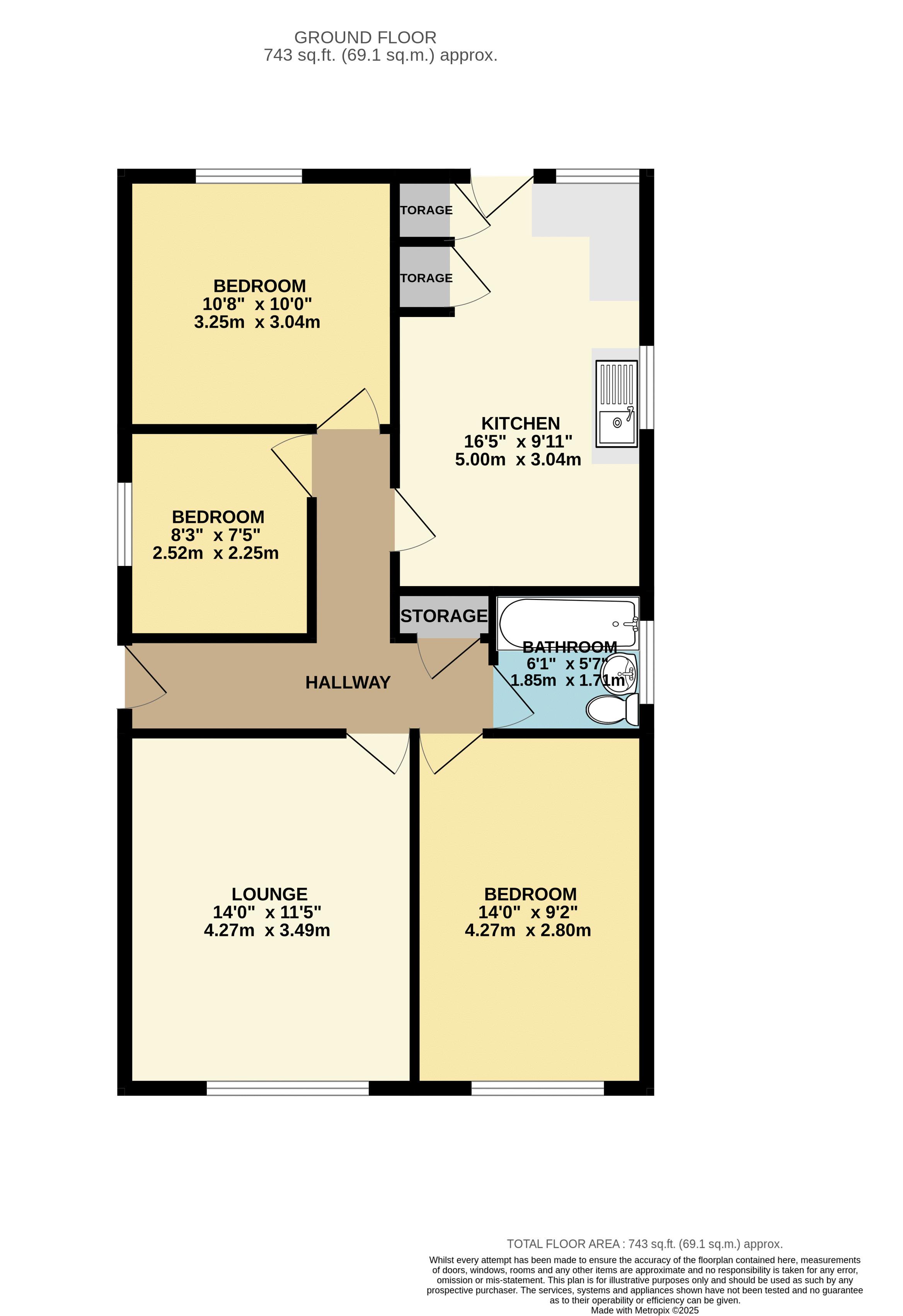 8, Hume Brae, Immingham floorplan