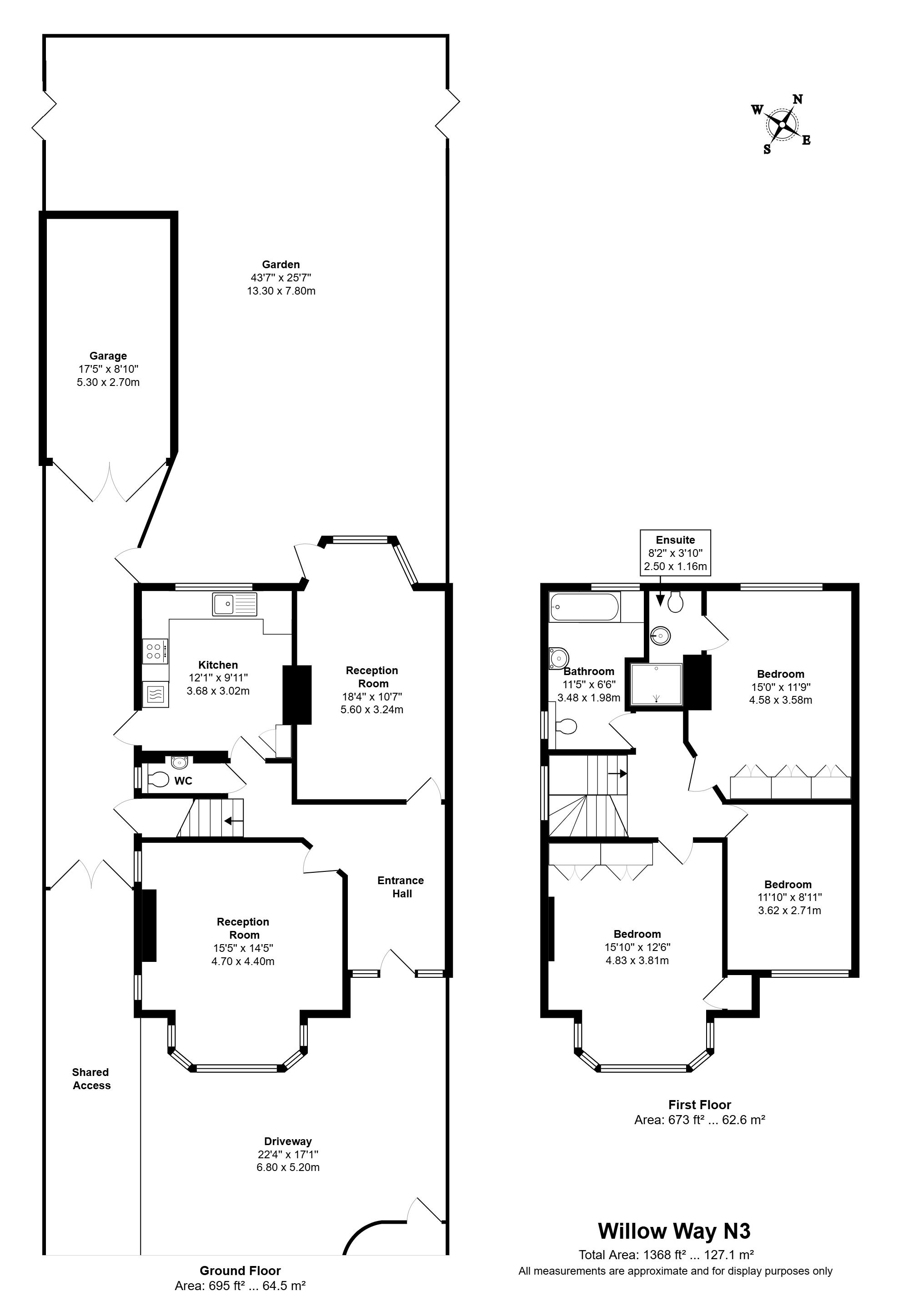 21, Willow Way, London floorplan