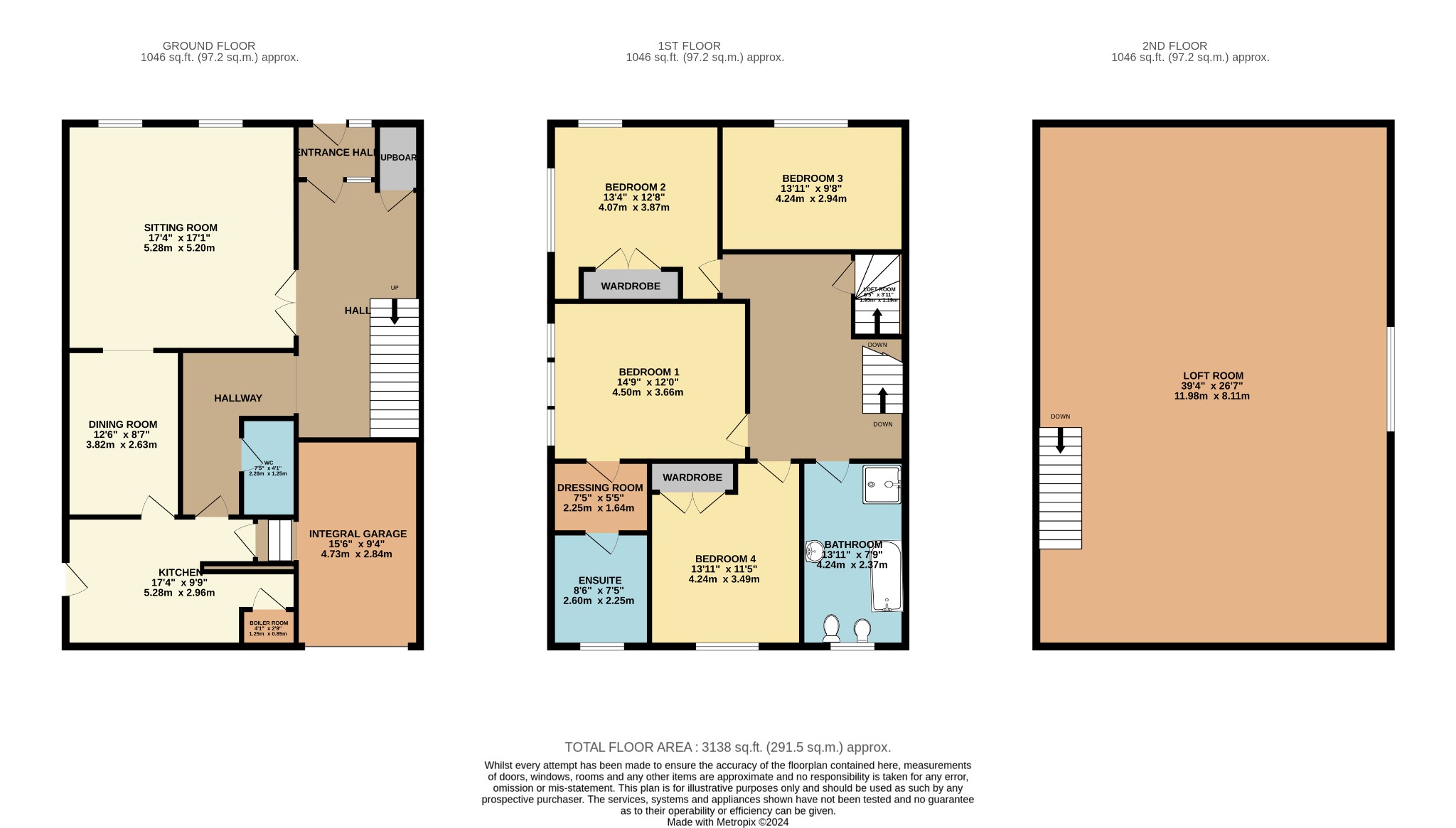 132, John Street, Dunoon floorplan