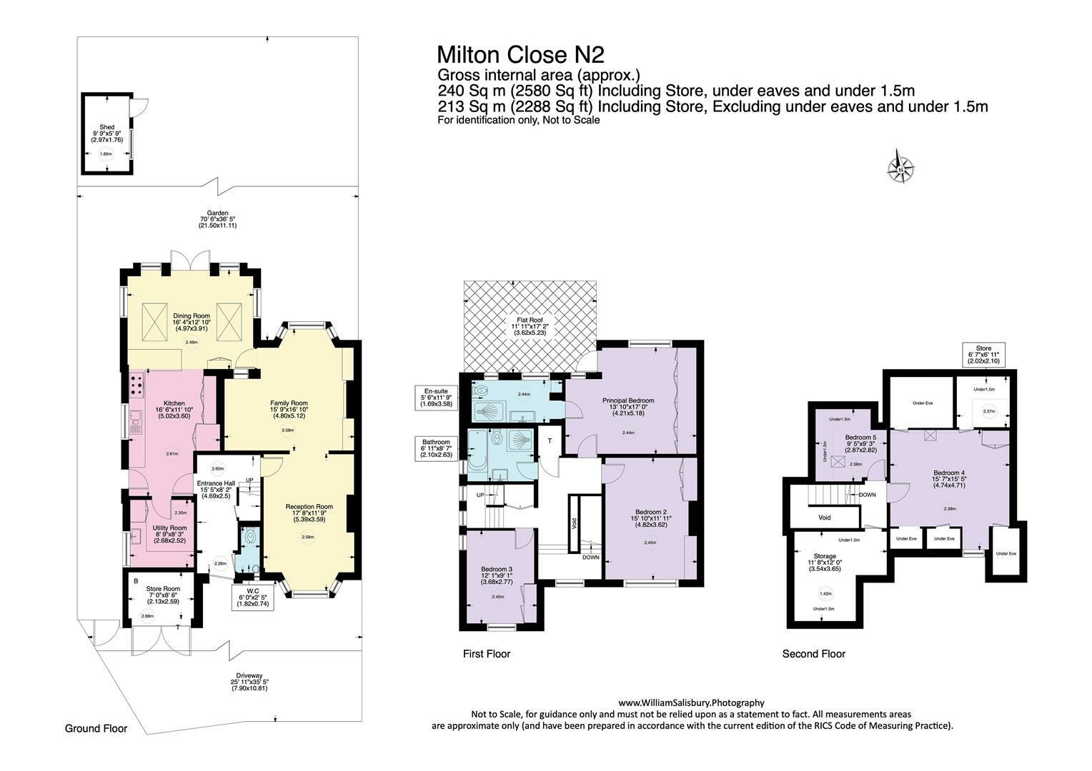 6, Milton Close, London floorplan