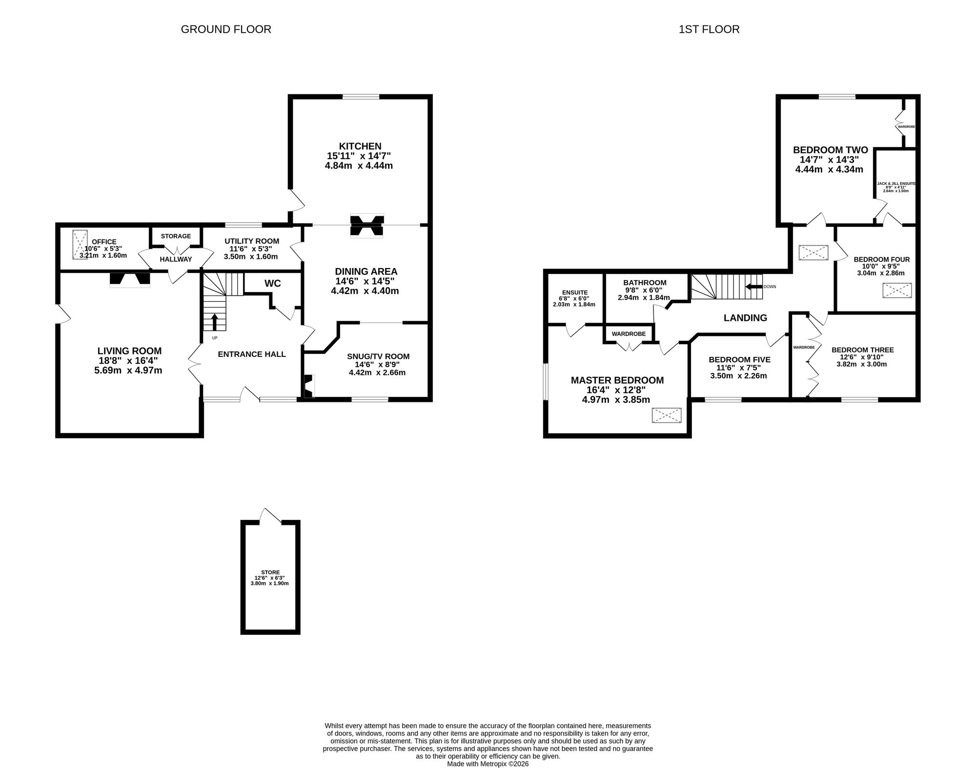 Stoneyford Barn, Market Drayton floorplan