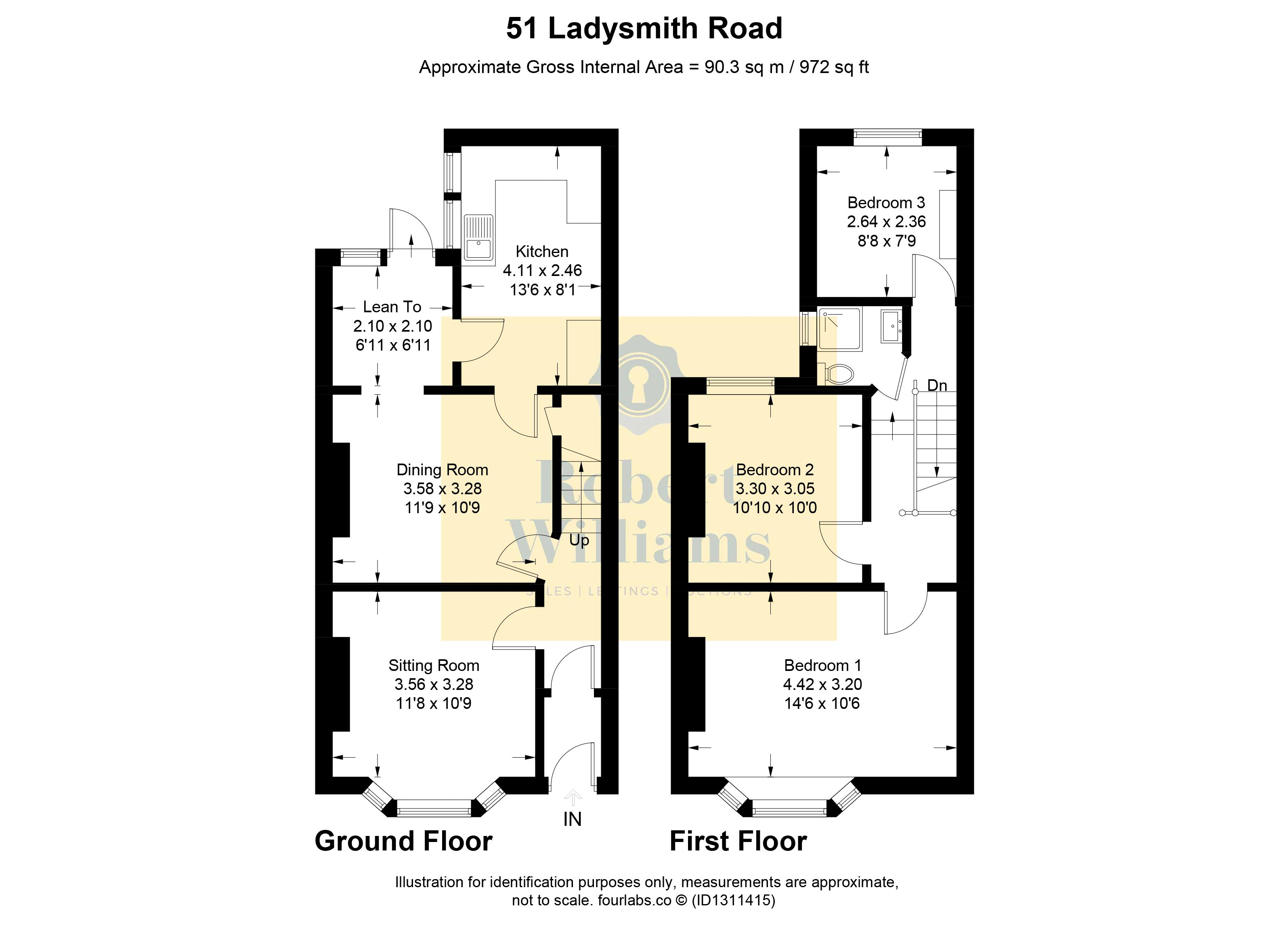 51, Ladysmith Road, Exeter floorplan
