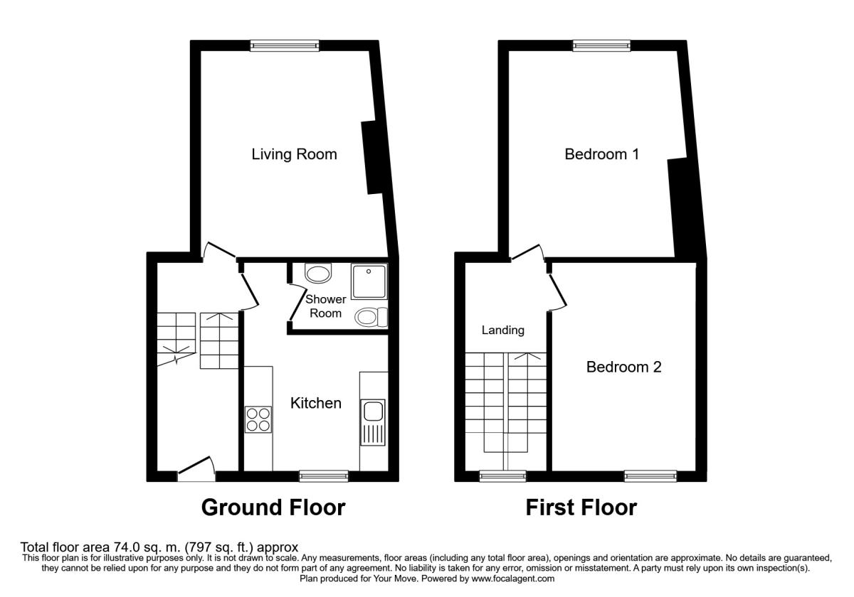 43A, High Street, Cumbria floorplan