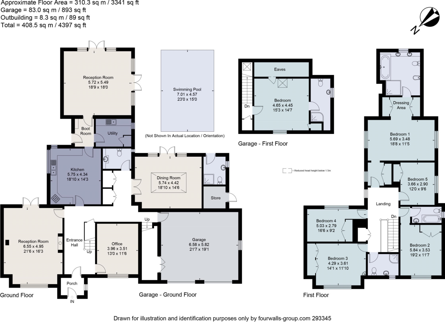 Upper Malmesbury SN16, 6 bedroom detached house for sale
