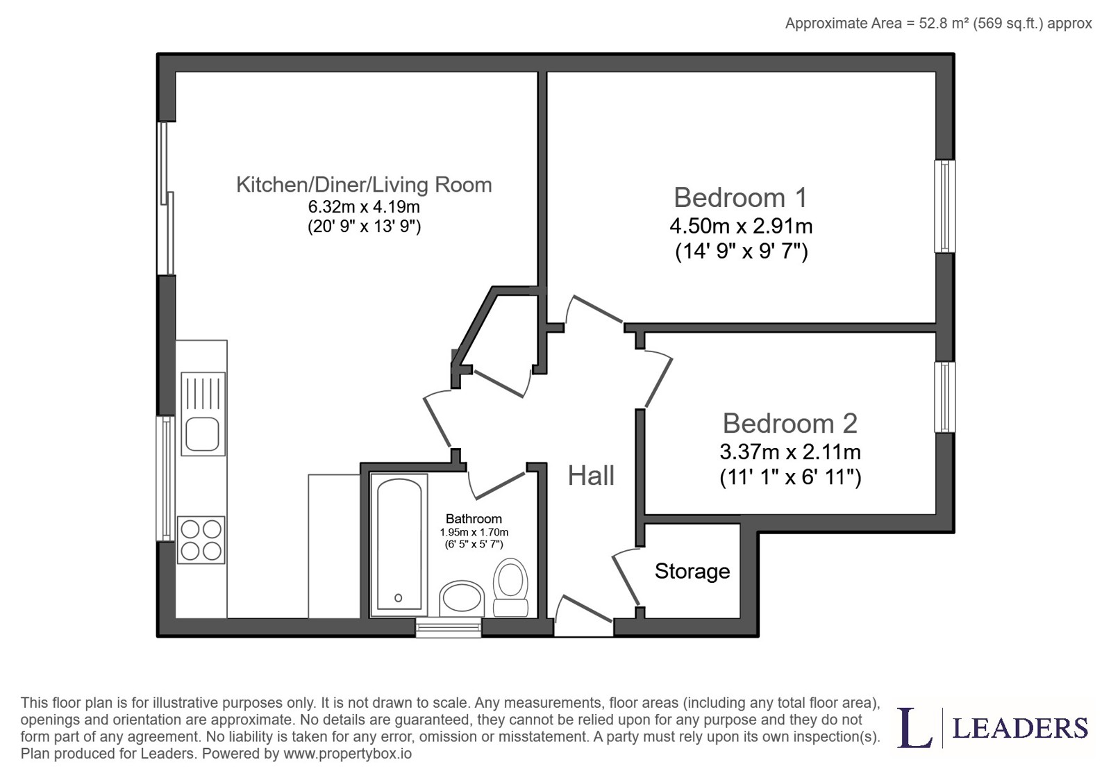 Lazy Hill, West Midlands floorplan