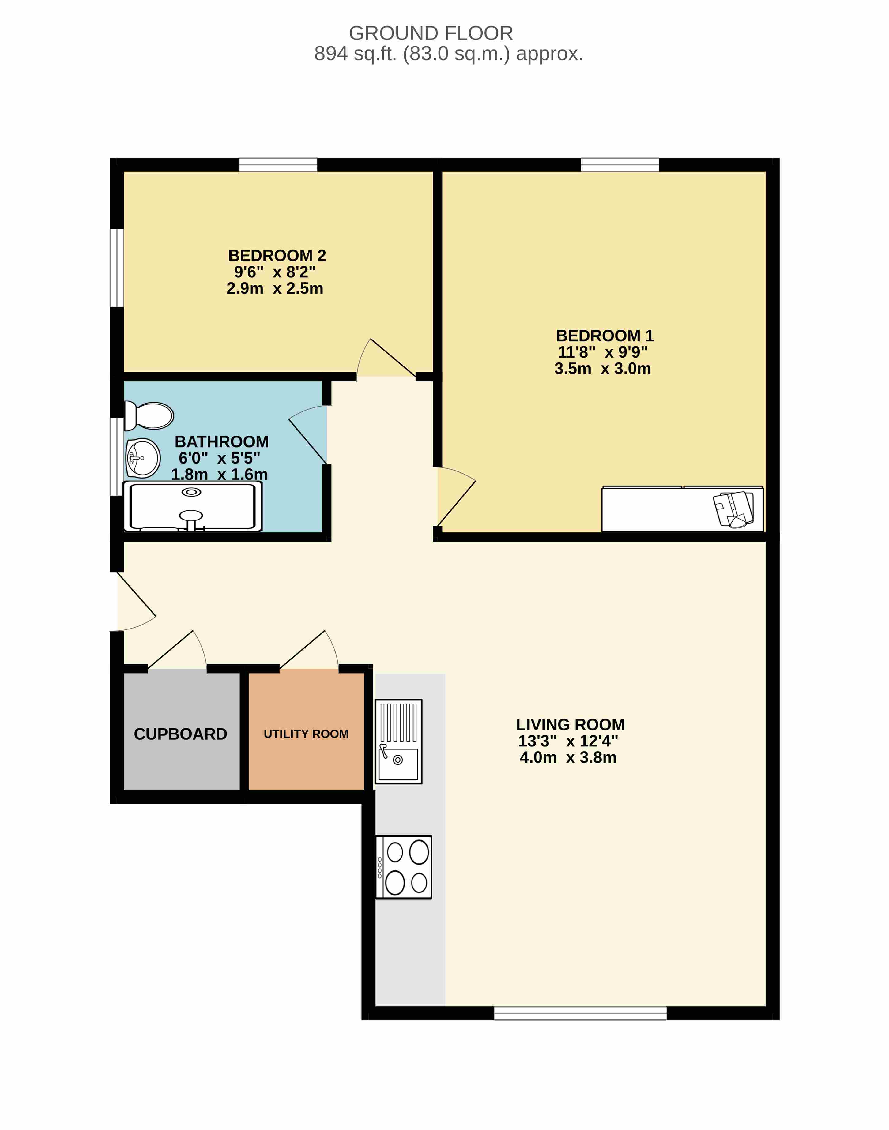 1a, EASTBOURNE floorplan