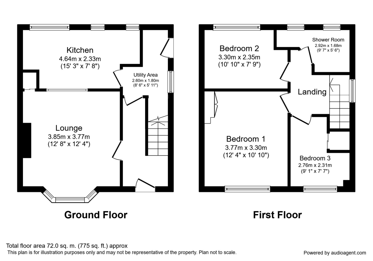 Queens Drive, Egremont, Cumbria CA22, 3 bedroom semidetached house to
