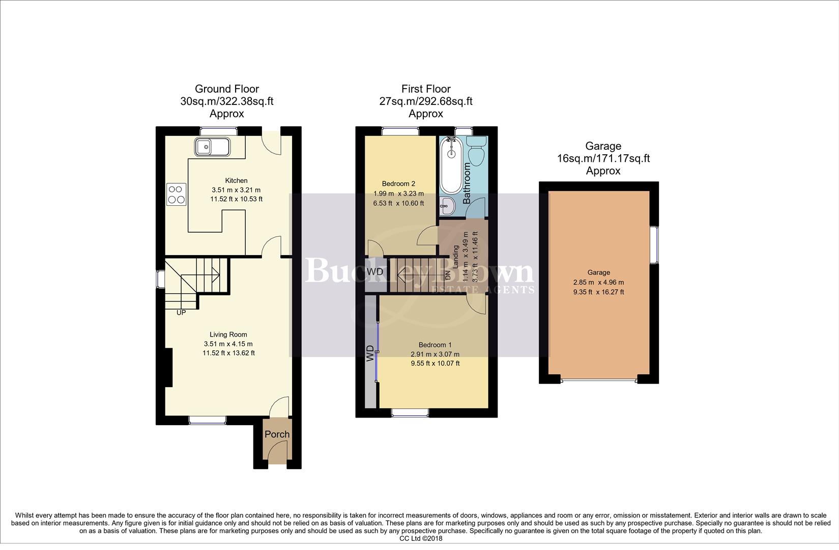 33, Fairfield Close, Mansfield floorplan